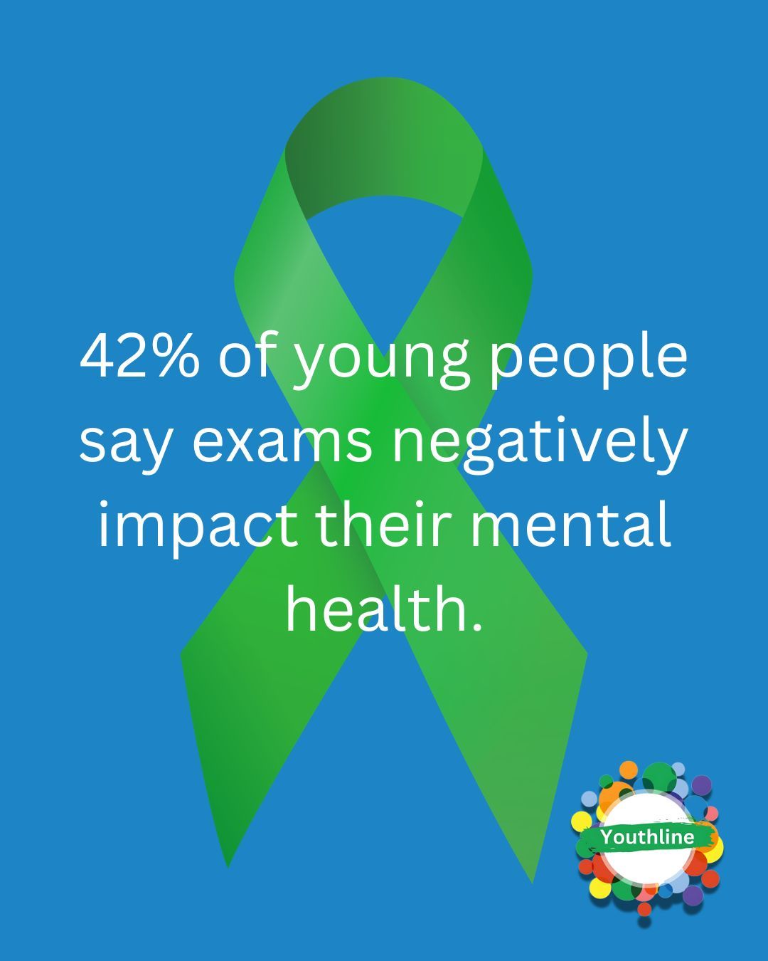 42% of young people say exams negatively impact their mental health.
You don’t have to go through it alone.
Youthline is here to support 💙
www.youthlineuk.com
#stress #examstress #mentalhealthmatters