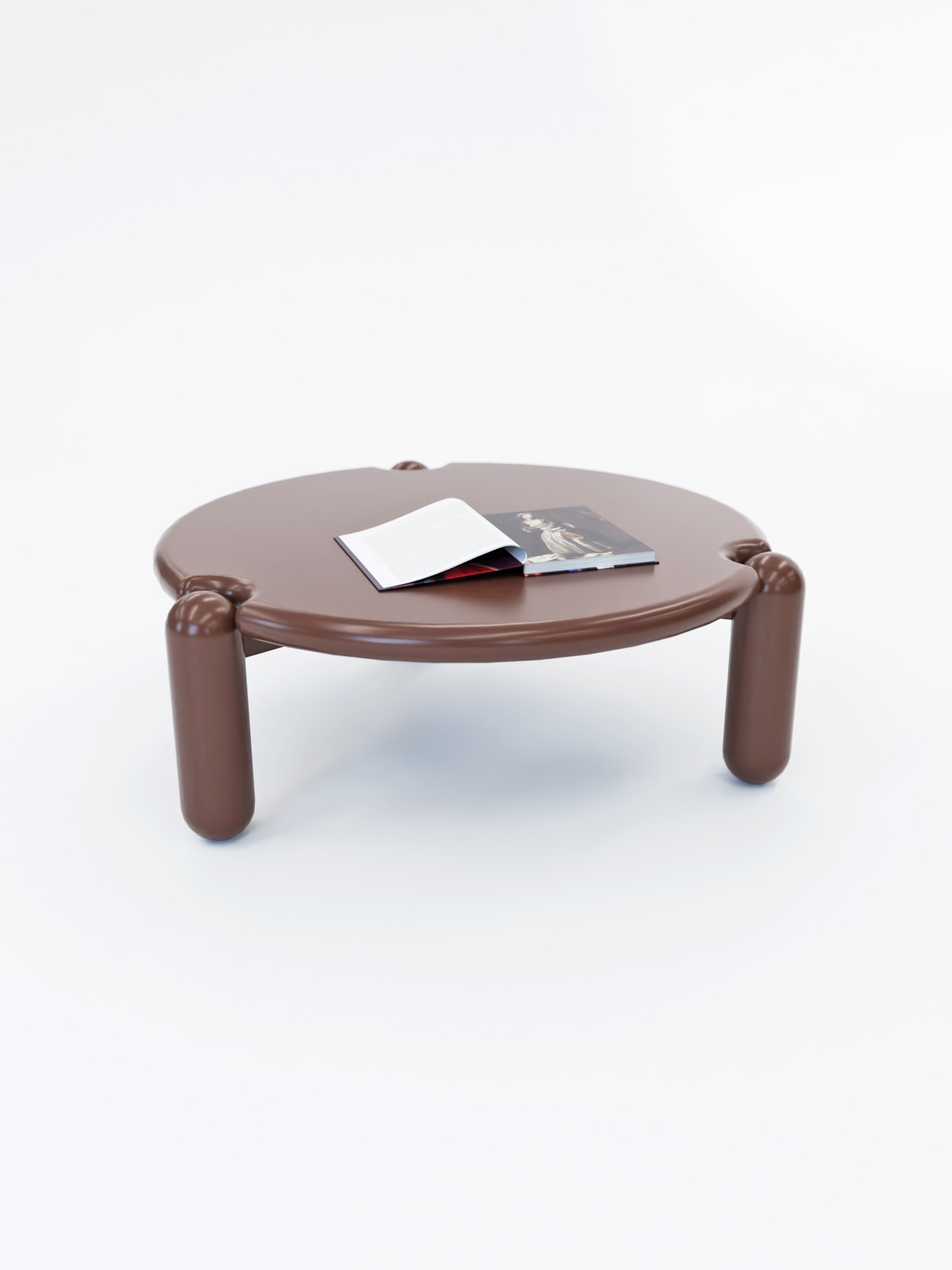 (Unnamed) chunky coffee table in chocolate.
We never actually came up with a proper name for this one. We’ve always just called it ‘Balloon Coffee Table’ because we thought that the legs looked like the type of balloons someone might make balloon animals with 🤷🏼♂️
