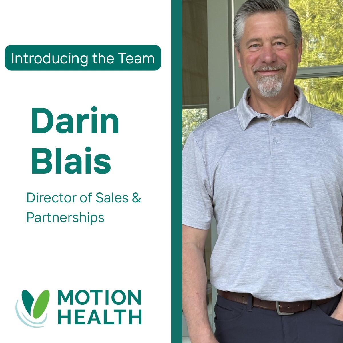 Introducing Darin Blais:
Director of Sales & Partnerships
Many of you may already know Darin Blais from his years of building strong relationships throughout the industry. We’re pleased to formally introduce Darin in his expanded role as Director of Sales & Partnerships at Motion Health.
Darin is currently traveling throughout British Columbia, connecting with our valued retail partners while also expanding his support to veterinary clinics and hospital teams. His focus is simple: to strengthen partnerships, provide meaningful support, and help our partners continue to succeed with Motion Health.
With his experience, approachable nature, and strong commitment to building lasting relationships. Darin is looking forward to meeting both familiar faces and new partners along the way.
Please join us in welcoming Darin to his expanded role. 👋🏼
#meettheteam #motionhealth #newsletter