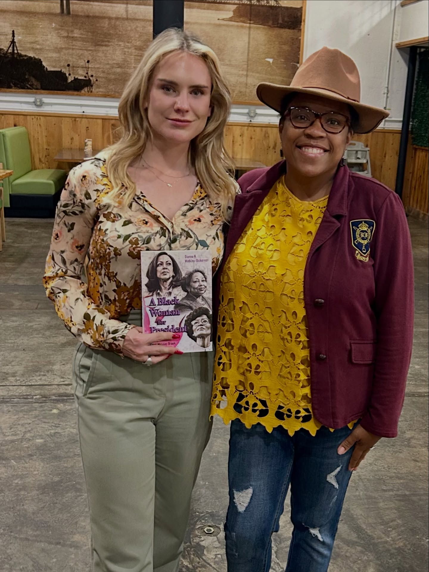 Apparently, Cheffie’s is the place to be for great food, progressive conversation, productive political energy, and sharing a good book.
Thank you Representative Aftyn Behn for your drive, enthusiasm, and fresh look at making Nashville and the state of Tennessee better for EVERYONE. I look forward to see what you do in the future and wish you the absolute best.
To Ms. Felecia and Ms. Tiffany, I hope you find the time in your busy schedules campaigning for others and enriching young minds to know how much of a difference you are making. Thank you for your support and drive.
Like the women in my book, these three ladies are serving in their respective roles, not simply to make history, but to positively influence it. I’m so grateful my book now gets the honor of rotating in that world for good.
Thank you to the East Memphis Democratic Club for hosting the event; Ms. Adrienne Davis for allowing me to share; and Ayleem Connolly for your motivation. 💜
#ablackwomanforpresident #yourvotematters #memphis
#womeninpolitics #womeninleadership