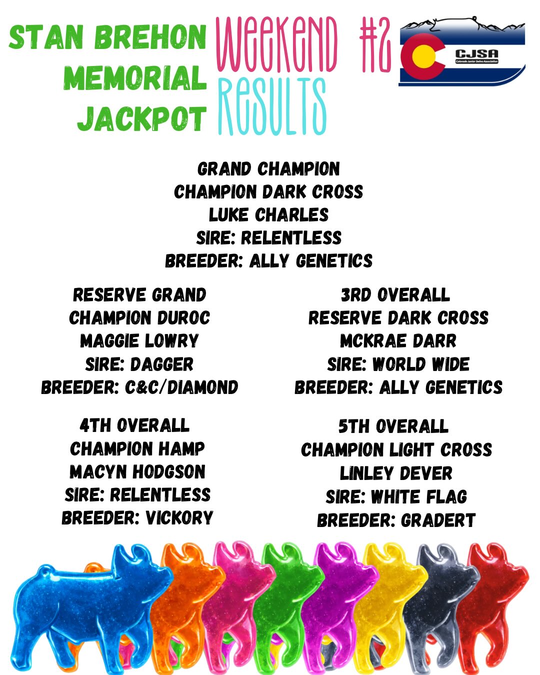 It might be chilly today but we still think our winners from Sunday are red hot. Check out their backdrops and pedigrees.