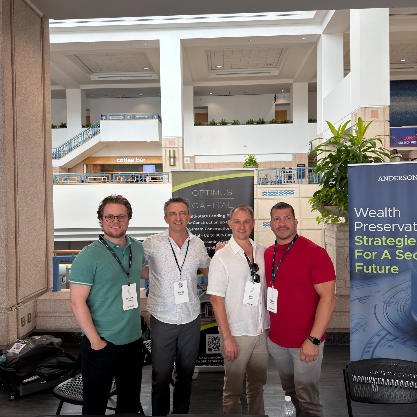 Amazing few days at a real estate conference with over a thousand in attendance. I was there as a sponsor representing my Investor Lending Division powered by Optimus Capital.
Future looks bright! Grateful for the opportunity