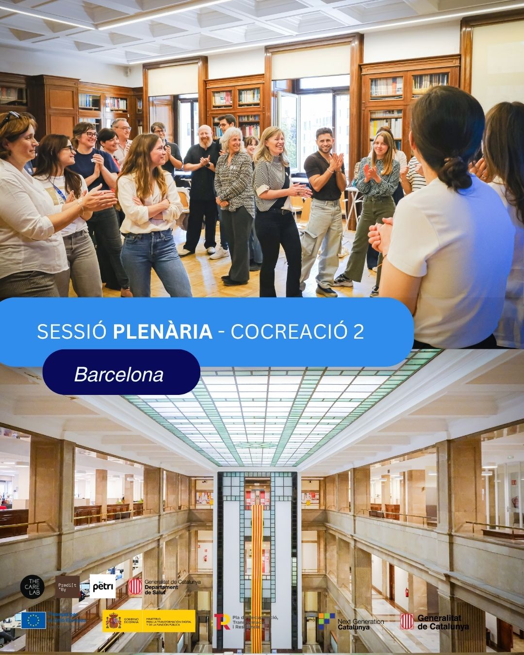 CAT
Transformar el sistema de salut no és només dissenyar solucions. És impulsar el canvi a través de les persones.
Acompanyem l’Estratègia de Salut Digital i el Servei Català de la Salut a liderar un procés de cocreació amb un grup de treball de 47 professionals de la salut d’arreu de Catalunya per dissenyar els components que donaran forma als futurs sistemes d’informació en salut—alineats amb processos assistencials centrats en la persona, longitudinals i integrats.
Fins al Juny, treballarem plegats amb els professionals i els nostres partners a CatSalut, Predictby i Pëtri de manera setmanal per aterrar, concretar i refinar aquests elements clau, un pas més aprop del seu desenvolupament. Aquest motor de participació tindrà continuïtat posteriorment de la mà de l’equip de l’Estratègia de Salut Digital.
Gràcies a tots els i les professionals que us heu sumat a aquest procés de transformació. La vostra energia i entusiasme són contagiosos i inspiradors!
ENG
Transforming the health and care system is not just about designing solutions. It’s about powering change through people.
We are supporting the Digital Health Strategy and the Catalan Health Service to drive a co-creation process with a working group of 47 health and care professionals from across Catalonia to design the components that will shape future health information systems—aligned with person-centered, longitudinal, and integrated care pathways.
Until June, together with the professionals and our core partners from CatSalut, Predictby and Pëtri, we will work closely together on a weekly basis to translate, concretise, and refine these key elements, bringing them one step closer to their development. A participation engine that will continue afterwards, led by the Digital Health Strategy.
Many thanks to all the professionals who have joined this transformation journey. Your energy and enthusiasm is infectious and inspiring!
#codisseny #codesign #CareSystemTransformation #peoplepowered #SSIIFutur #futureehr