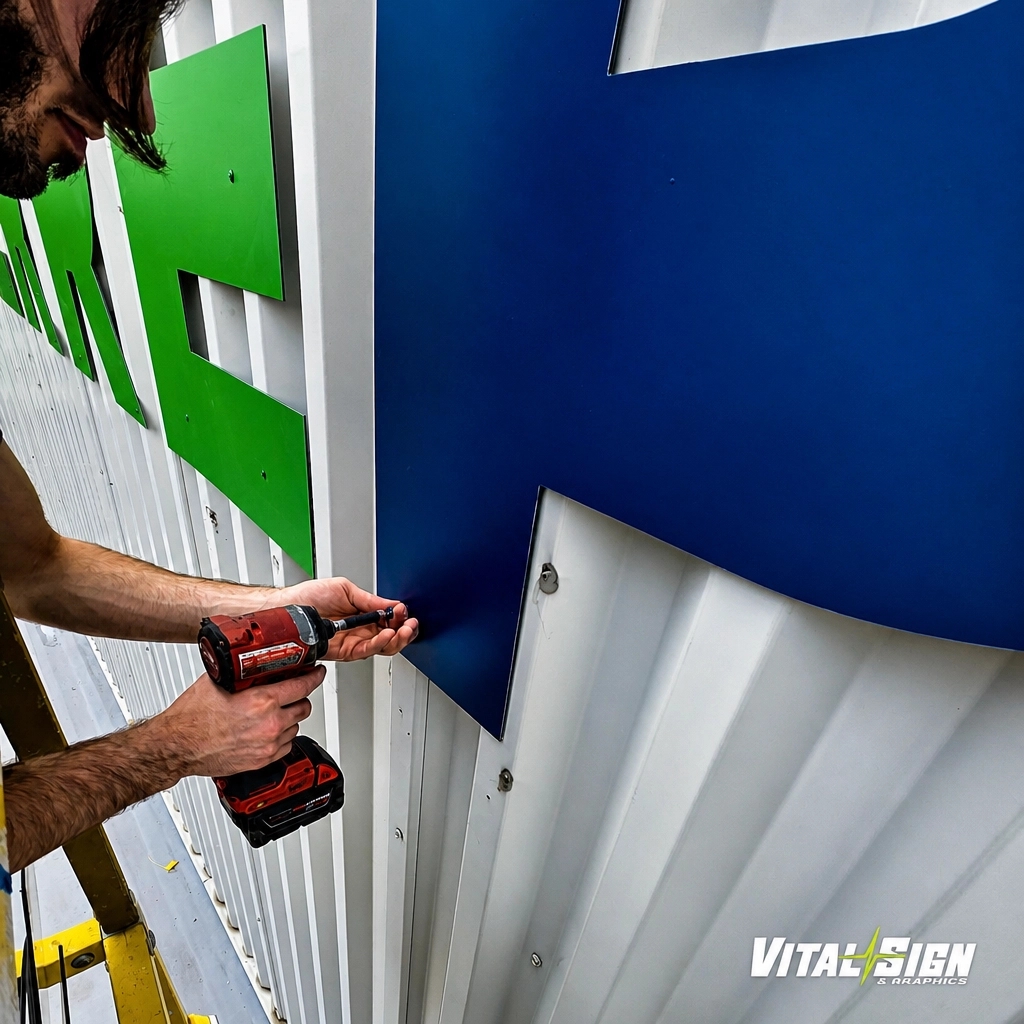 Booms up for TERREPOWER. Our crew handling the final install with the precision our Capital Region partners expect.
From the shop to the site, we make sure your brand stands tall.
#VitalSignAndGraphics #SignInstallation #TERREPOWER #CapitalRegion