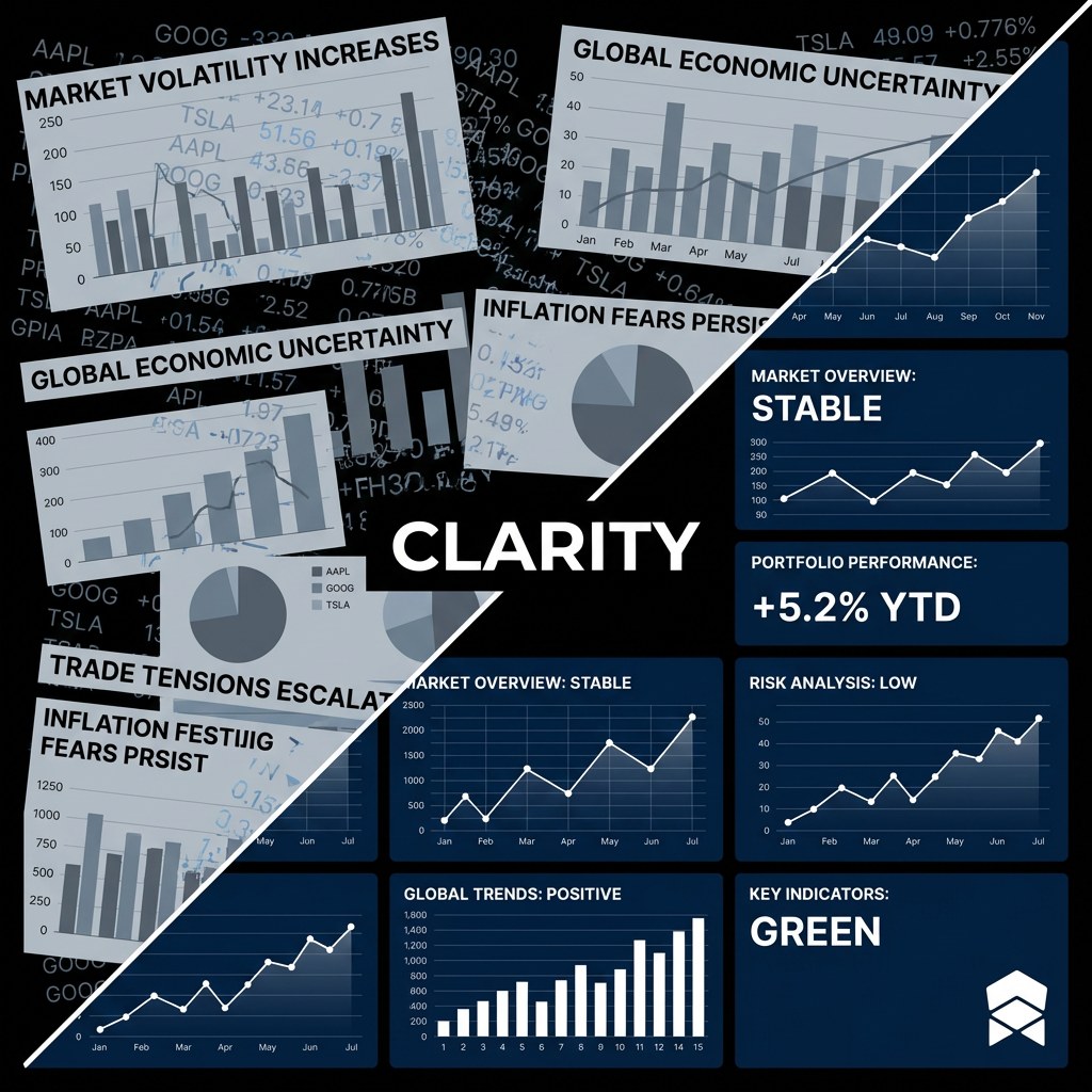 “I finally feel like I understand the bigger picture.”
That’s the feedback we hear most from our community. In a world of endless tickers and shouting headlines, we focus on what actually matters: clarity.
#FinancialClarity #MarketInsights #Economedia #DataVisualisation #BusinessIntelligence