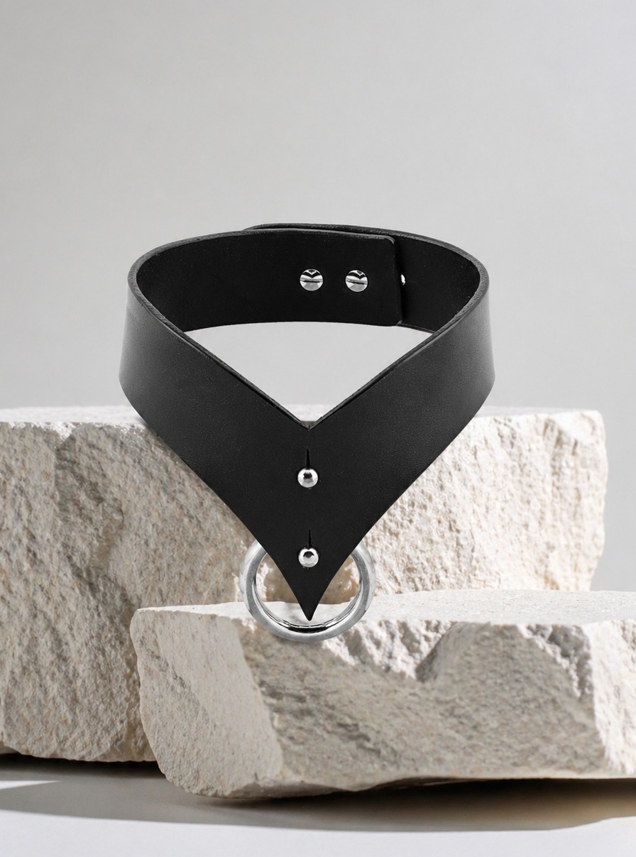 ICHOR necklace available on ichor-creation.com
#Leather #necklace #Choker #Paris #ICHOR