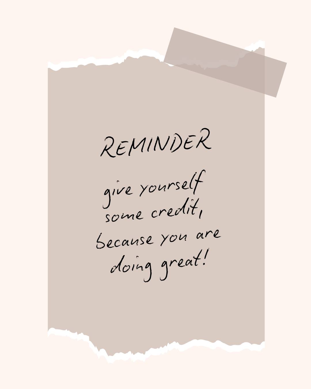 A reminder for anyone who needs it today:
Give yourself some credit.
For the effort you’re making.
For the battles no one sees.
For the days you kept going when it felt hard.
Progress isn’t always loud or visible, but it still counts.
Be kinder to yourself. You’re doing better than you think 🤍
#MentalHealthReminder #BeKindToYourself #SelfCompassion #MentalWellness #ProgressNotPerfection