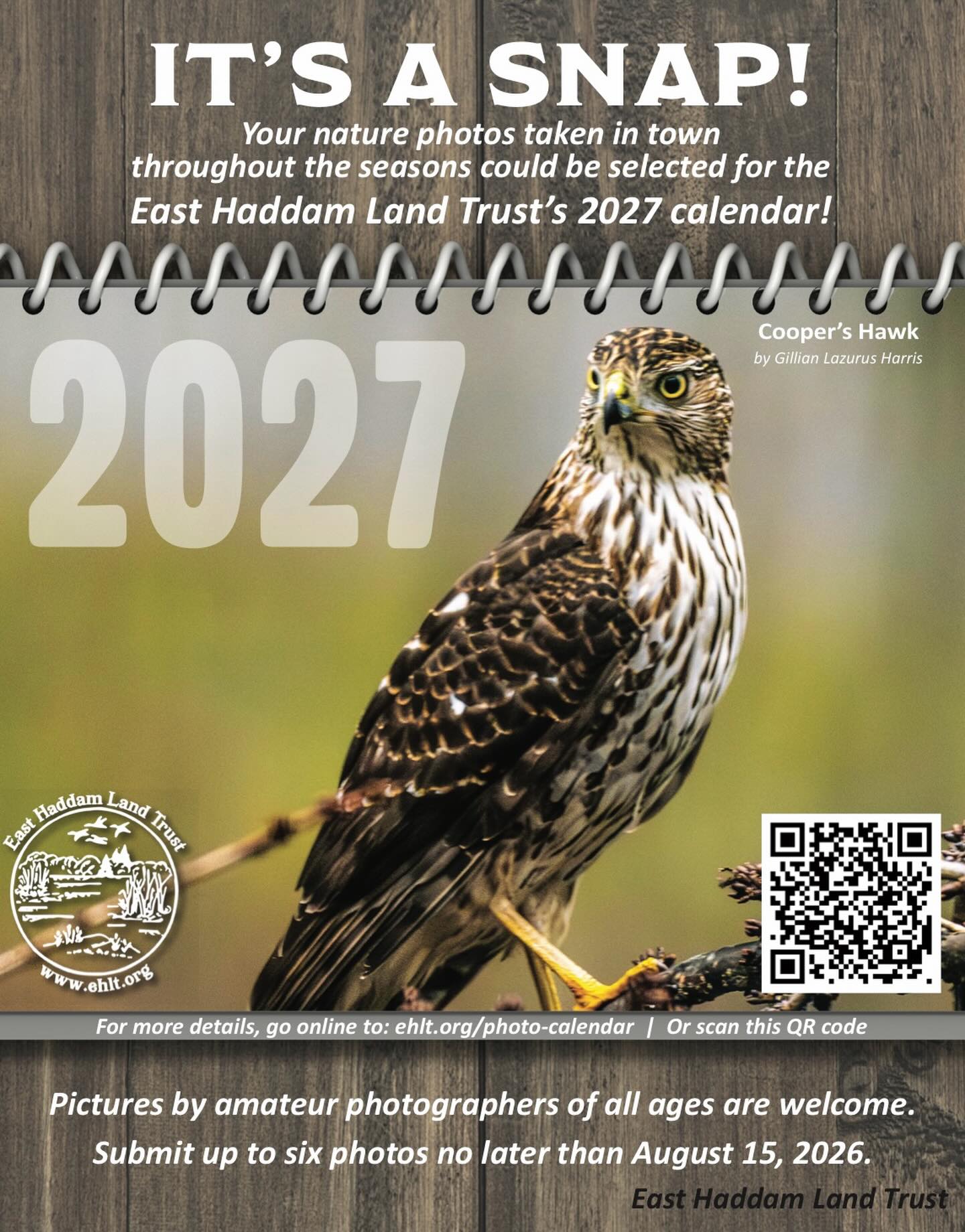 Send in your pictures for this year’s calendar!