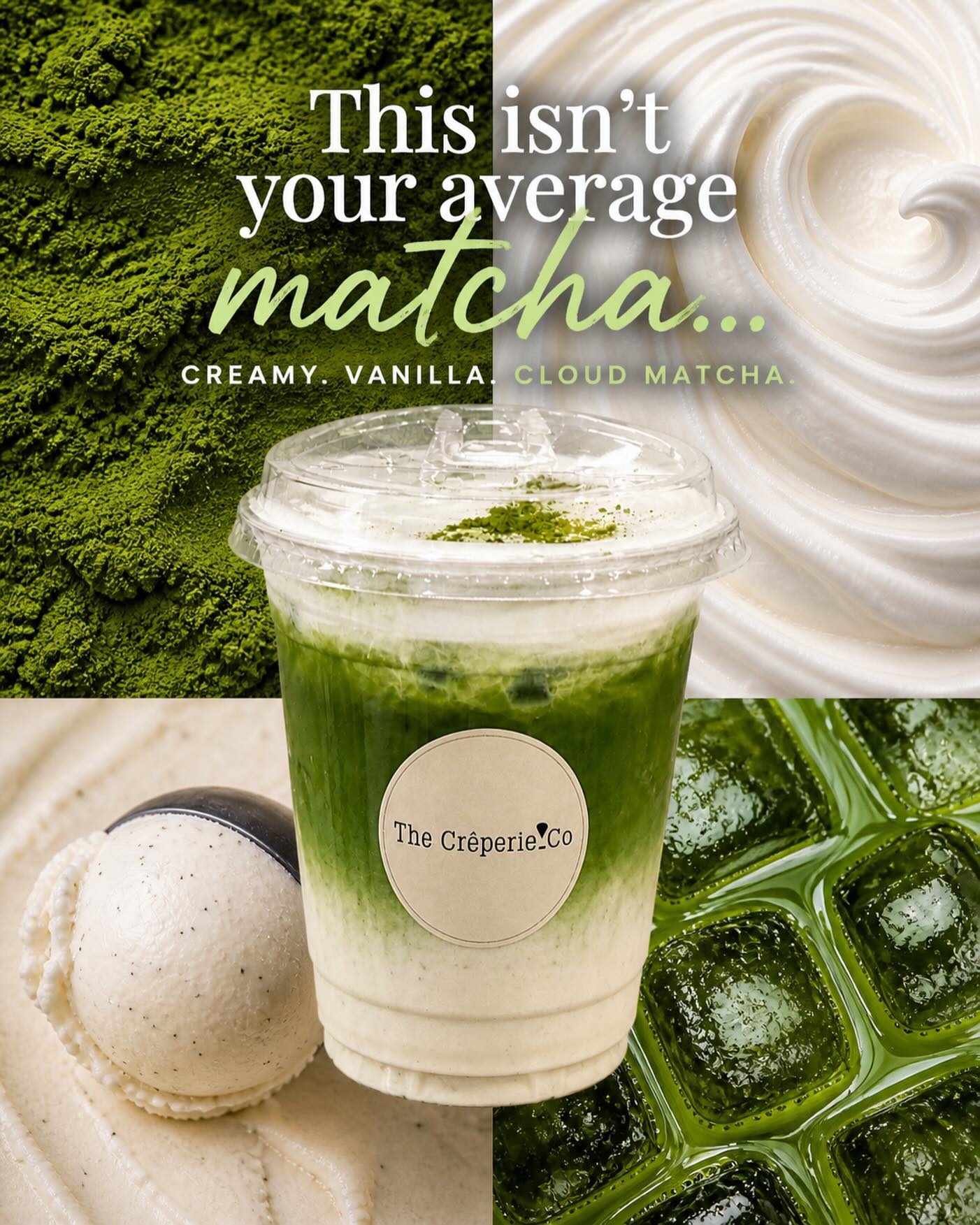 Crafted with premium Uji matcha 🍵
Layered with vanilla cream and finished with a delicate cloud foam ☁️ 🍵
Soft. Smooth. Elevated.
#matchalatte #cloudmatcha #icedmatcha #manchestercafe #dentonfoodies