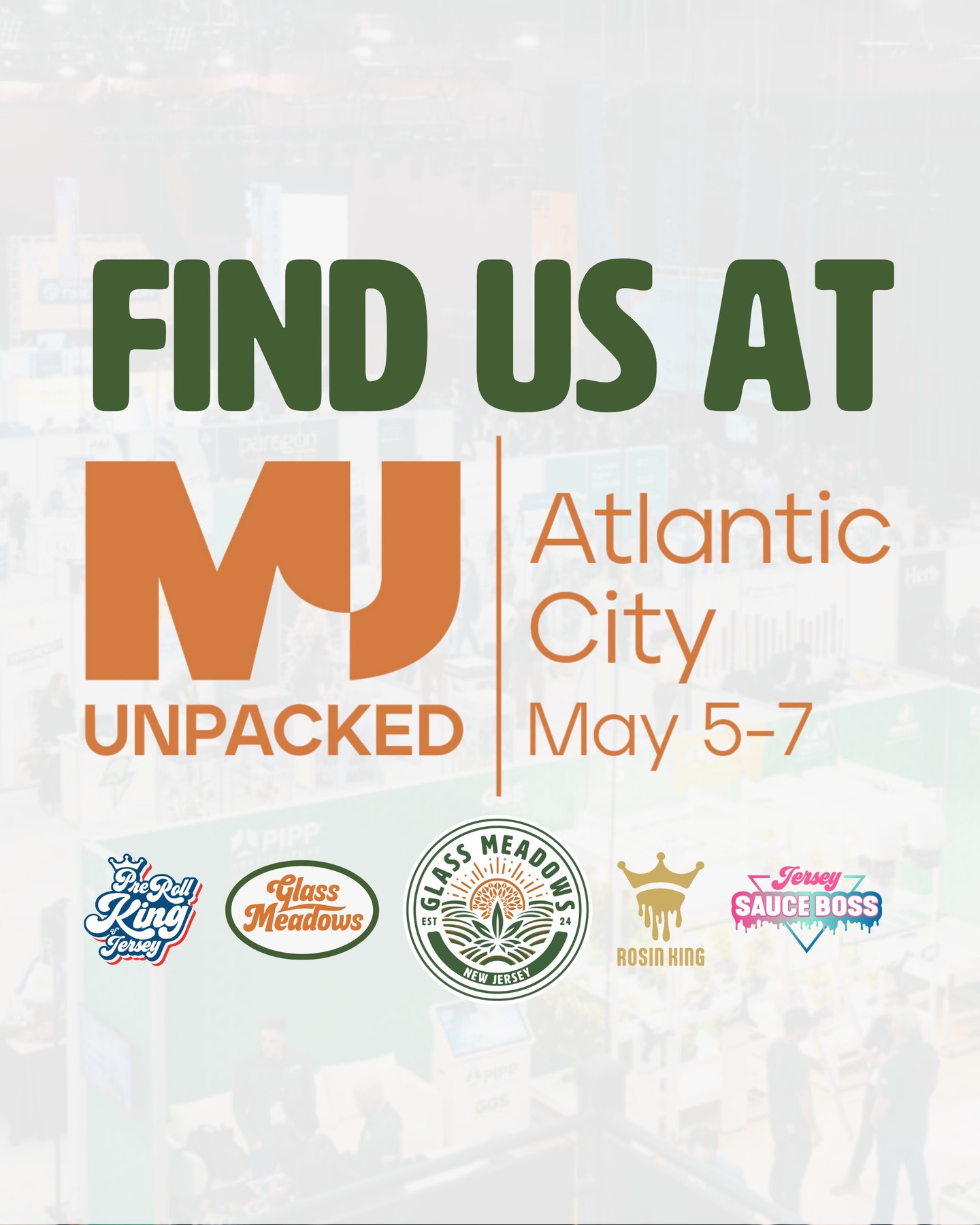 Glass Meadows has landed at @mjunpacked, Atlantic City!
We’re looking forward to meeting retailers, partners, and operators across the industry, and making the most of the moments that matter on and off the floor. 🤝