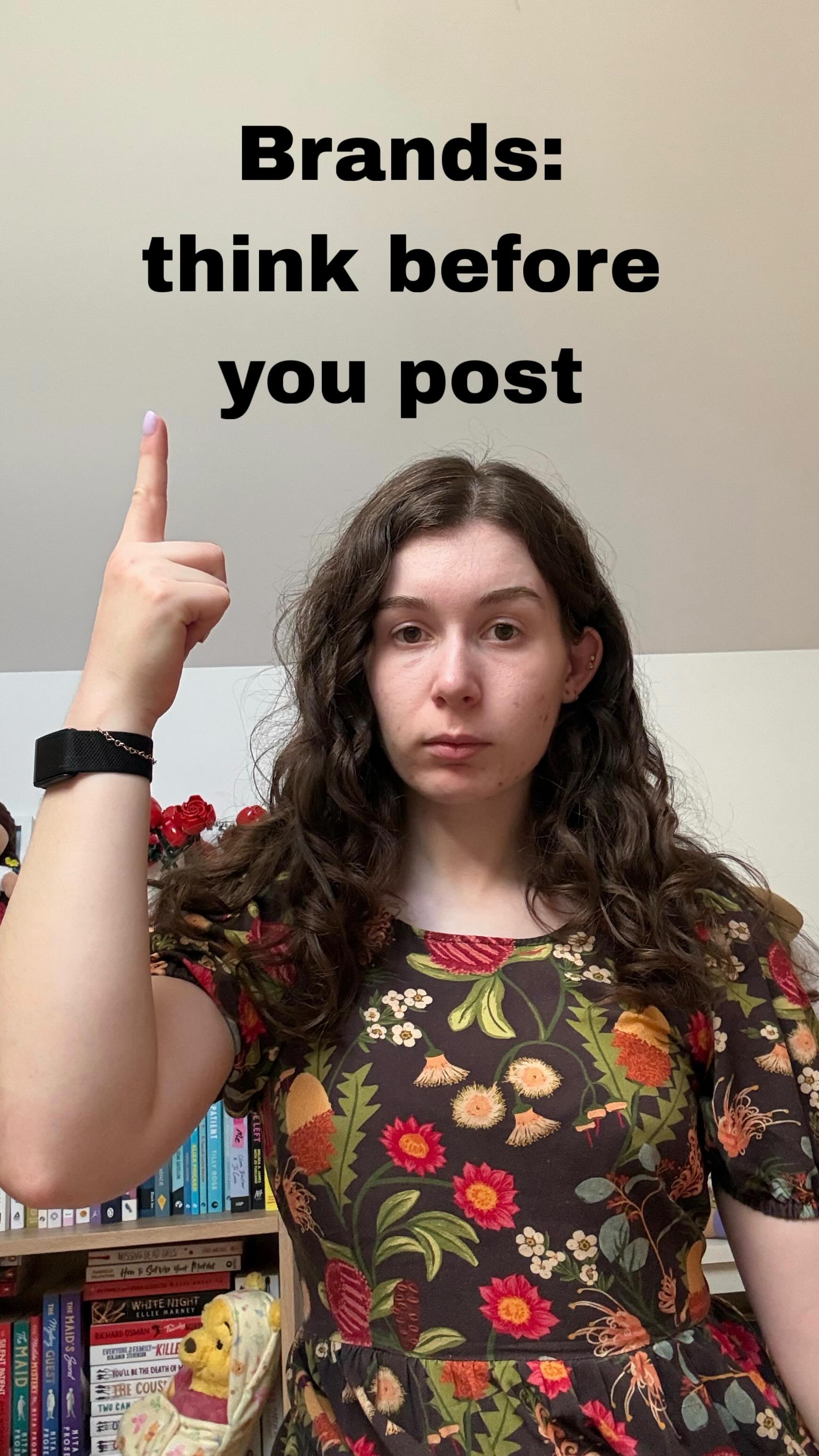 Brands - think before you post. Read the quotes through a logical lens. Check for hidden discrimination. Because there are MANY people that exist in unhealthy or less healthy bodies and are still the most wonderful people, parents, friends, partners. You are NOT superior for existing in a healthier body than someone else.