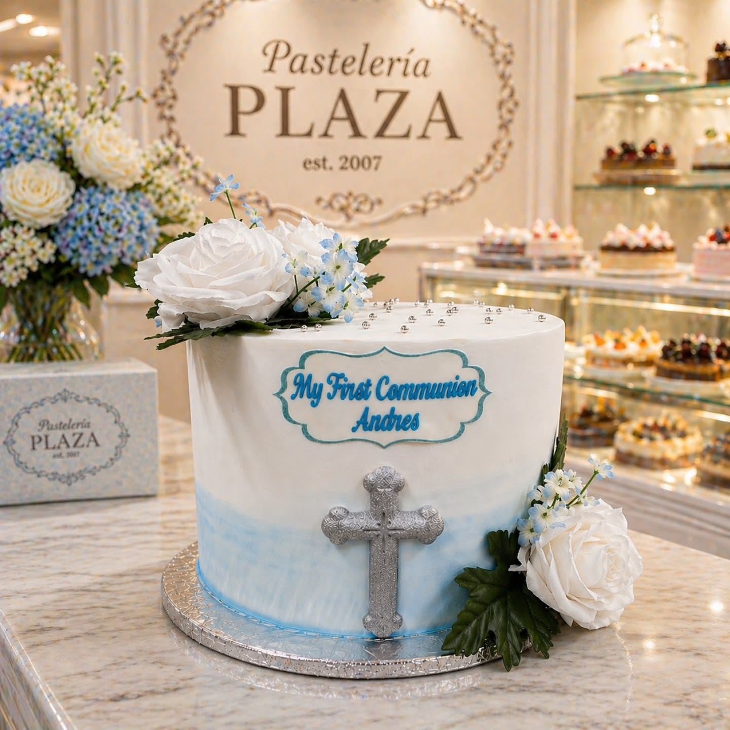 Make your First Communion/Baptism truly special 🤍✨
Custom cakes designed with care, ready for your most important moments.
Stop by Pastelería Plaza and place your order in person — we’ll help you create the perfect cake for your celebration.
Spots fill up fast, don’t wait.
📍 Visit us today
📆 Limited availability