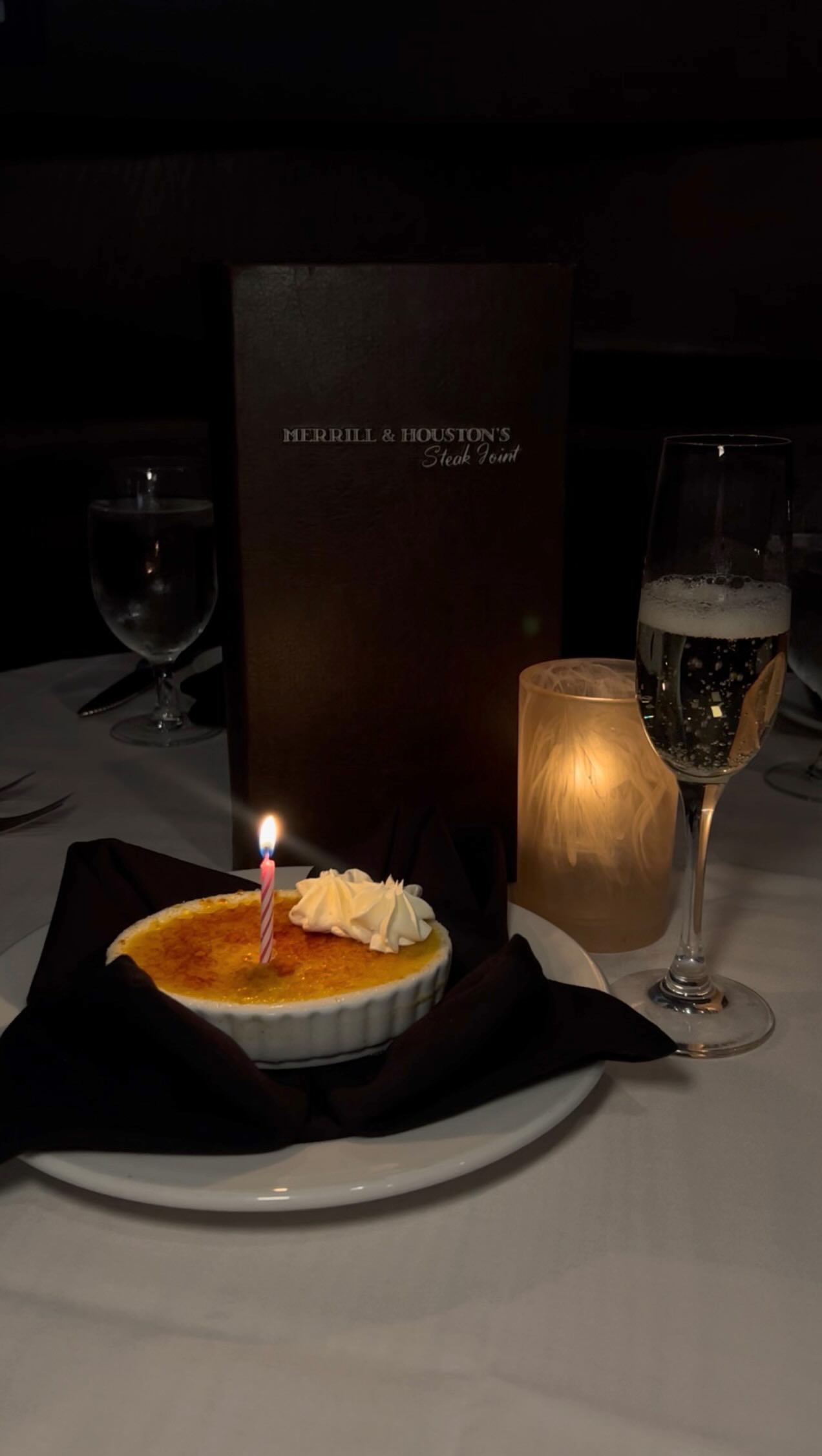 A place where every celebration is met with a great steak, good company, and a glass worth raising. This is Merrill & Houston’s.
