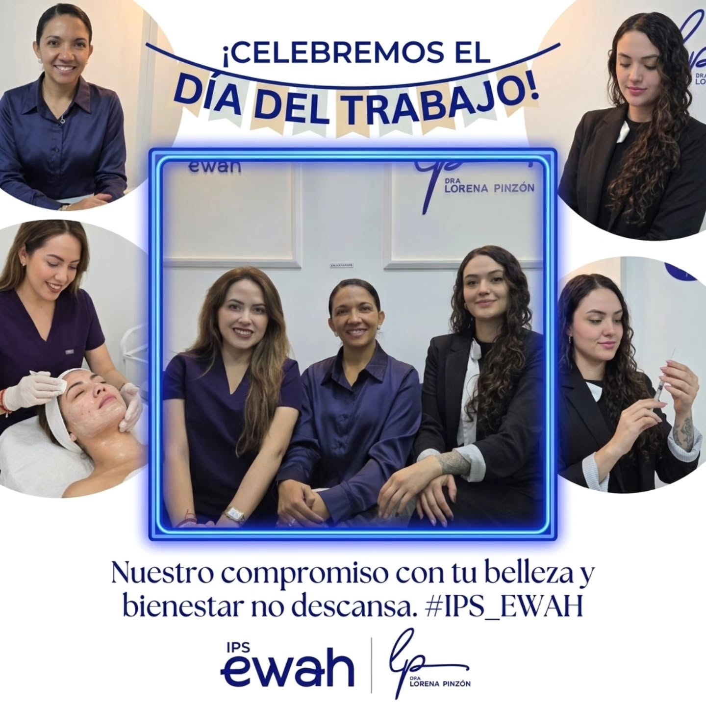 ¡Porque tu esfuerzo diario merece la mejor recompensa! 🏆✨
Este Día del Trabajo, queremos celebrar no solo a nuestro equipo en IPS EWAH, sino también a ti, que te dedicas a tus metas con pasión. 💪💼
En EWAH, entendemos que el trabajo duro puede reflejarse en el rostro y la piel. Por eso, nuestro equipo de expertas trabaja incansablemente para ofrecerte los tratamientos antiedad más avanzados y personalizados, diseñados para que te sientas y te veas espectacular. 💉🌟
Desliza para ver la dedicación y el profesionalismo de nuestras especialistas en acción. ➡️
Recuerda: invertir en ti misma es la mejor inversión. ¡Te lo mereces! 💆♀️💙
📲 Agenda tu cita de valoración y déjate consentir por las manos expertas de IPS EWAH.
🌐 www.ewah-derm.com
📞 WhatsApp: +573123053887
#DíaDelTrabajo #MedicinaAntiedad #RecompensaTuEsfuerzo #CuidadoDeLaPiel #BellezaNatural TratamientosEstéticos DraLorenaPinzón PielRadiante