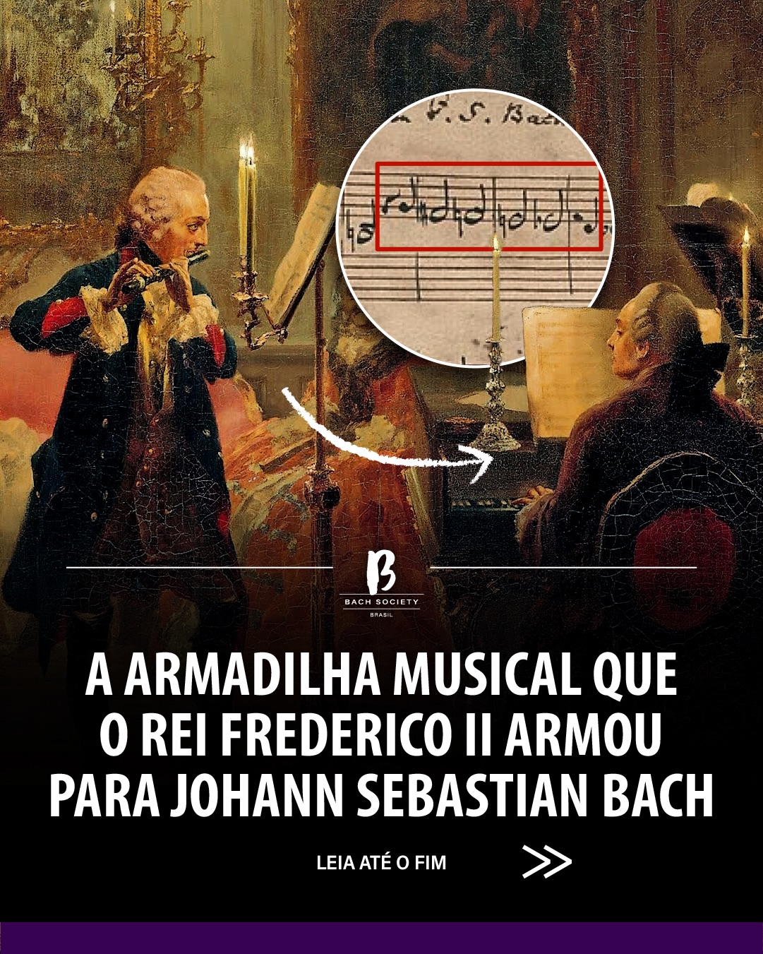Pode um único tema musical ser uma armadilha intelectual? 🤨 Bach provou que, para um mestre, um desafio real é apenas a semente de uma obra-prima. ✍️🎹
Em maio de 1747, em Potsdam, o encontro entre o “Rei Filósofo” e o guardião do contraponto não foi apenas uma formalidade; foi um teste à integridade e genialidade de Bach. 🏛️✨
🔗 Link na bio para ler o artigo e assistir à animação Bach: The Animated Series (@bach.the.animated.series), do criador Peter Fielding (@p_fielding).
#BachSocietyBrasil #BachReal #MusicaBarroca #jsbach #bachtheanimatedseries