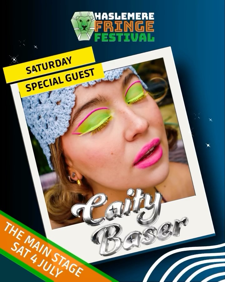 āØSPECIAL GUEST ANNOUNCEMENTāØ
Weāre thrilled to announce our Saturday Special Guest, Caity Baser!
One of the most distinctly original voices in British pop, Caityās breakthrough came with her debut mixtape āStill Learningā, which earned the 23-year-old singer and songwriter a Top 10 in the UK album charts.
She then landed the nomination for the BRITs āRising Starā Award before hitting the road on her acclaimed, sold-out UK tour, selling over 40,000 tickets, before going on to support Olivia Rodrigo at BST Hyde Park and performing twice at Glastonbury Festival.
Donāt miss her set on Saturday 4 July - grab your tickets now, with CAITYFR26 discount code before they fly off the shelf!
#caitybaiser
#popanthems
#specialguest
#haslemerefringefestival
#supersaturday