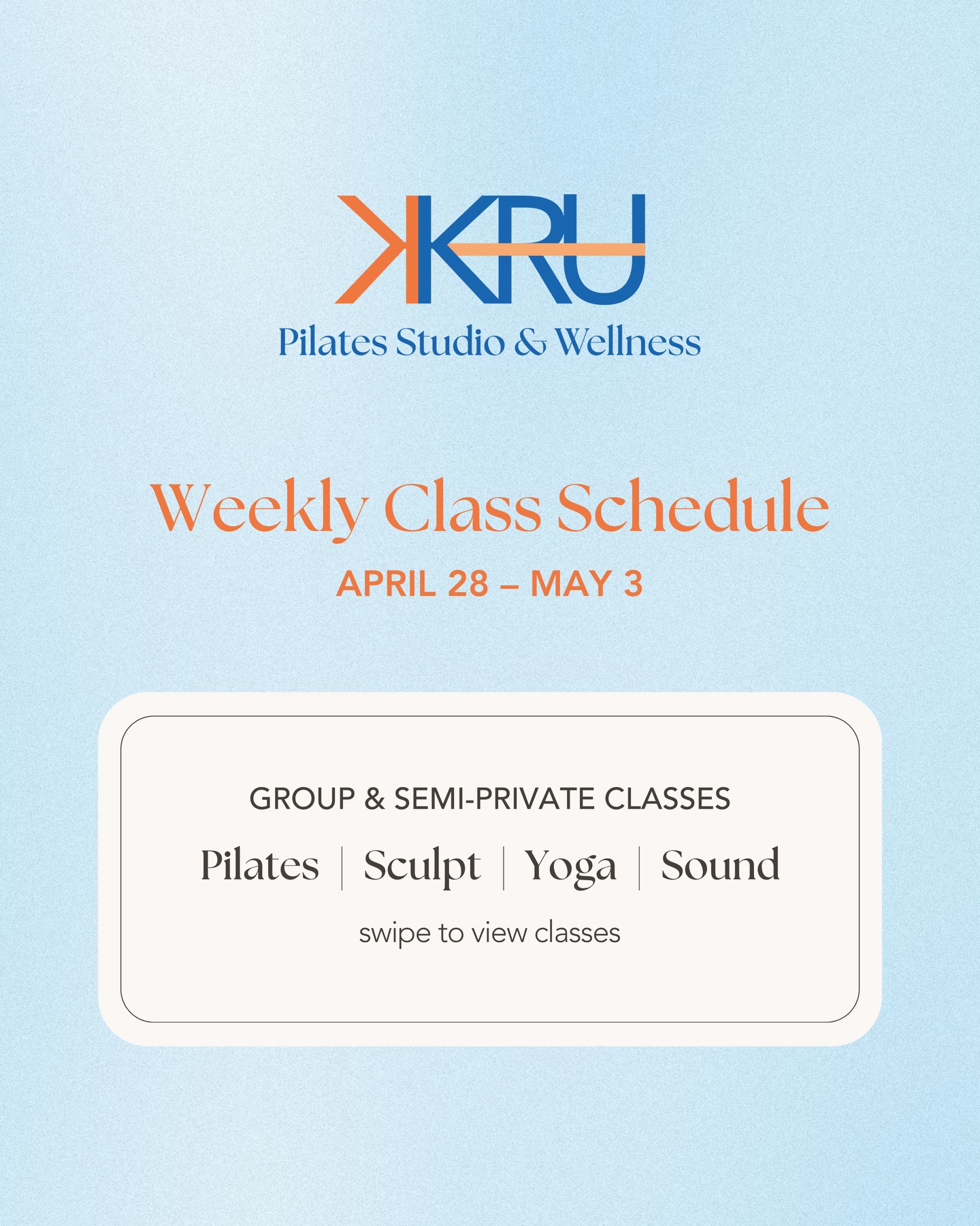 Just your weekly reminder to sign up for your favorites this week at KKRU studio! See you soon at 1062 Ralph David Abernathy Boulevard!