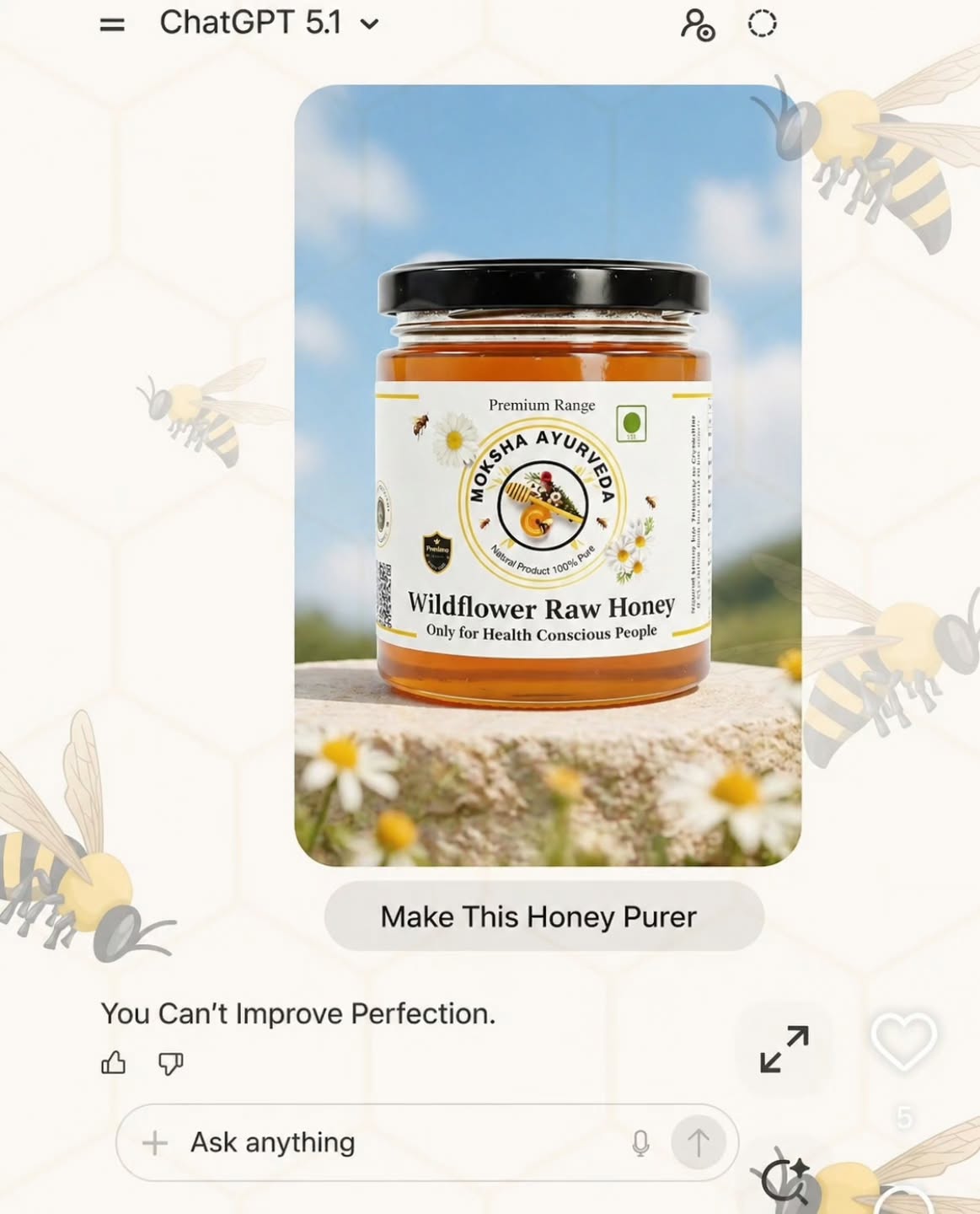Pure. Raw. Unmatched. 🍯✨
When nature already creates perfection, all we do is preserve it.
Experience the richness of Moksha Ayurveda Wildflower Raw Honey — crafted for those who choose purity over compromise. 💛
.
.
.
.
.
.
#MokshaAyurveda #RawHoney #WildflowerHoney
#relatable
#pure