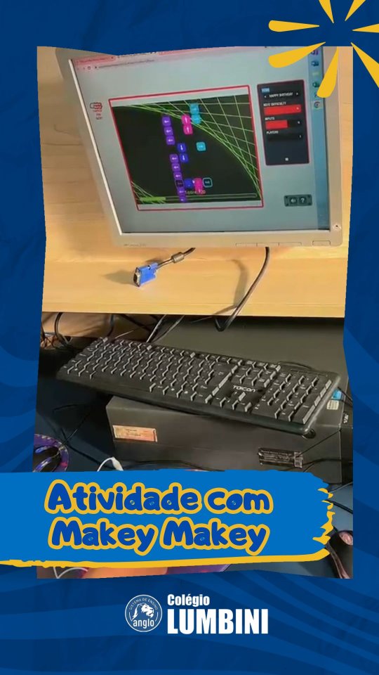 💡 CONHECIMENTO QUE SE VIVE NA PRÁTICA
Aqui no Colégio Lumbini, aprender vai além da teoria e se transforma em experiência!
Na atividade com o Makey Makey, os alunos mergulharam no universo do pensamento computacional de forma dinâmica e colaborativa, explorando conexões de um jeito criativo e interativo, até mesmo utilizando o próprio corpo.
A proposta incentivou a curiosidade, o raciocínio lógico e o trabalho em equipe, tornando o processo de aprendizagem muito mais envolvente.
Cada descoberta é um novo passo na construção do conhecimento!