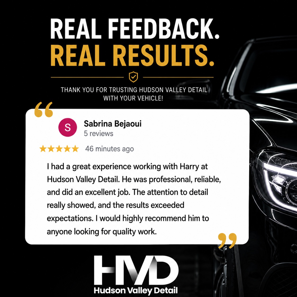 Always a positive experience at HVD! Over 150+ Five Star Reviews from countless happy customers.
โซ๏ธQuality over quantity โ
โซ๏ธFriendly โ
โซ๏ธTrusted source for vehicle care โ
๐ www.hudsonvalleydetail.com
๐53 Samsonville Road Kerhonkson, NY 12446
๐ 845 532 4390
โ๏ธ hudsonvalleydetail@gmail.com
#detailersofinstagram #autodetailing #explorepage #reels #satisfying