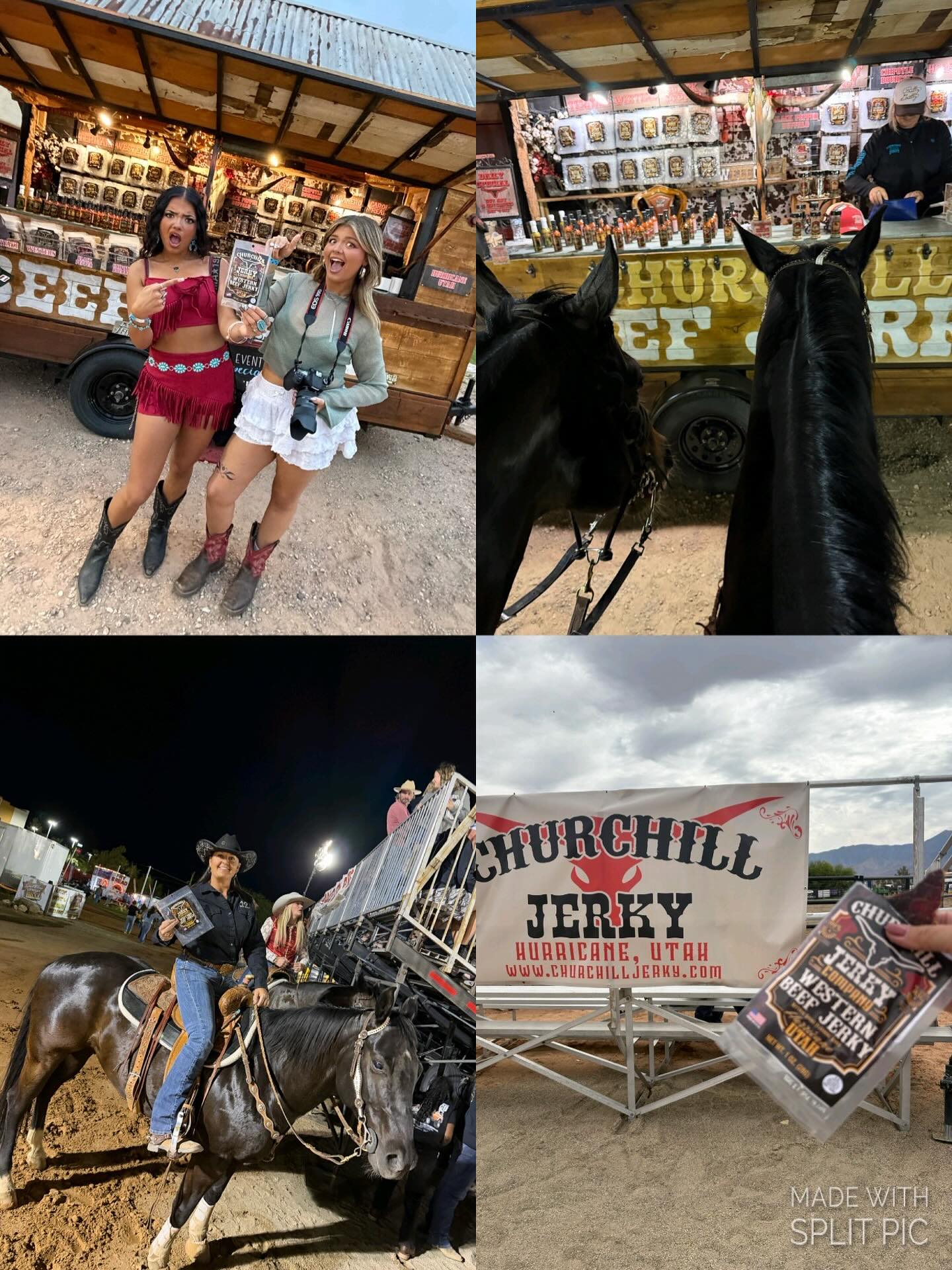 Battle On The Boarder Rodeo in Mesquite Nevada..
🤠What a BLAST!!💥
If you missed missed the Friday & Saturday performances you still have a chance! Grab your Cowboy hats, throw on your dirtiest boots and giddy up on down here for todays final events starting 1:00pm sharp!
Come day hi @ the Churchill Jerky - BBQ Sauces - Hot Sauces Jerky Saloon.⚡️