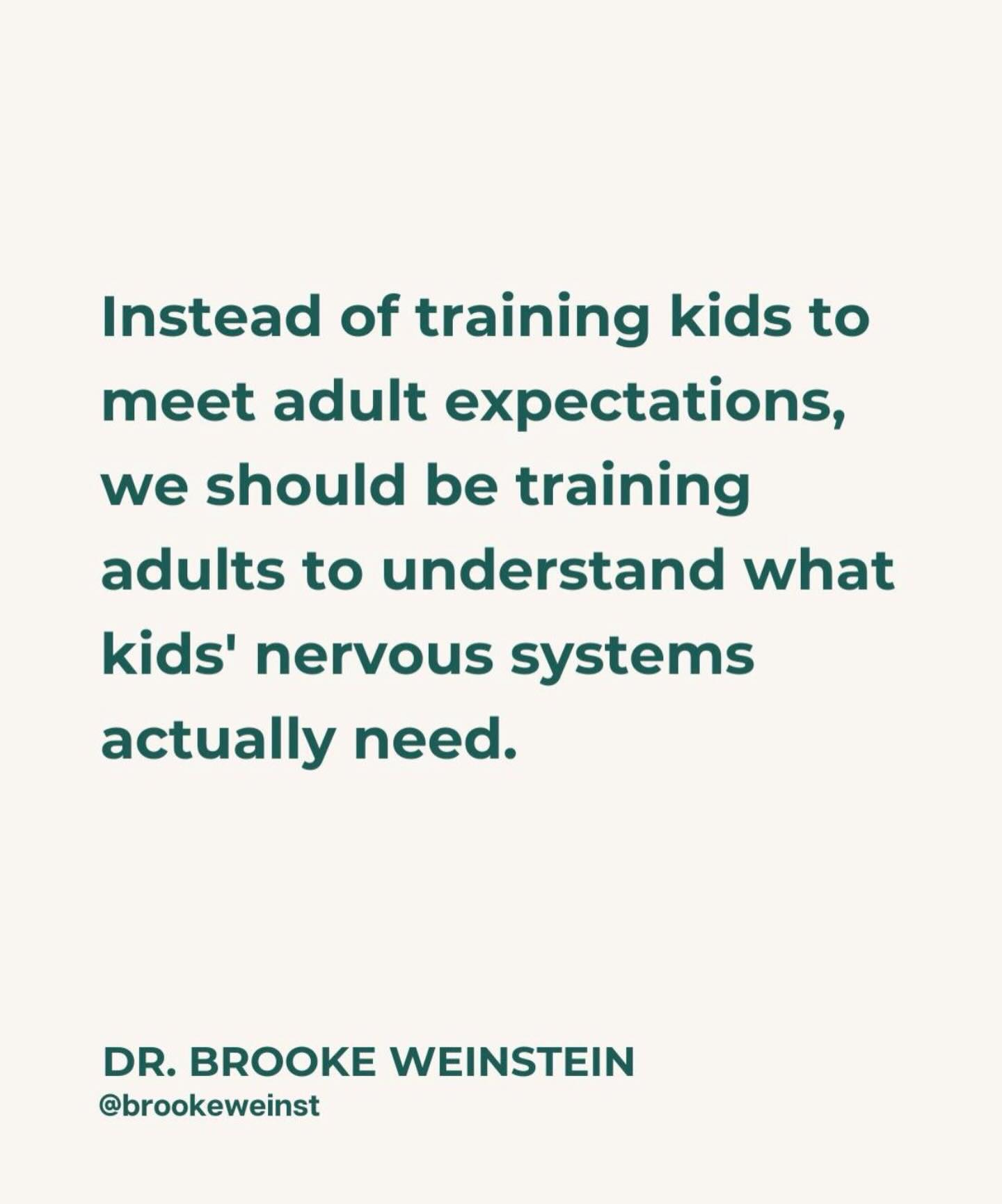 Love this from @brookeweinst ❤️
When we expect a child (big or little) to “just calm down” and match our nervous system, we miss what they actually need.
Kids are not tiny adults with full self-regulation skills. Their nervous systems are still developing, and behavior is often communication, not defiance.
Instead of asking, “Why won’t they listen?”
Try asking, “What is their nervous system telling me?”
Do they need connection?
Movement?
Quiet?
Predictability?
Co-regulation?
Safety before correction?
Real regulation starts when we meet the child where they are, not where we think they should be.
Understanding their nervous system helps us respond with support instead of control and that is where growth happens.
Connection first. Regulation follows.
#mentalhealthmatters #childrensmentalhealth #calmparenting #childledlearning #therapy
