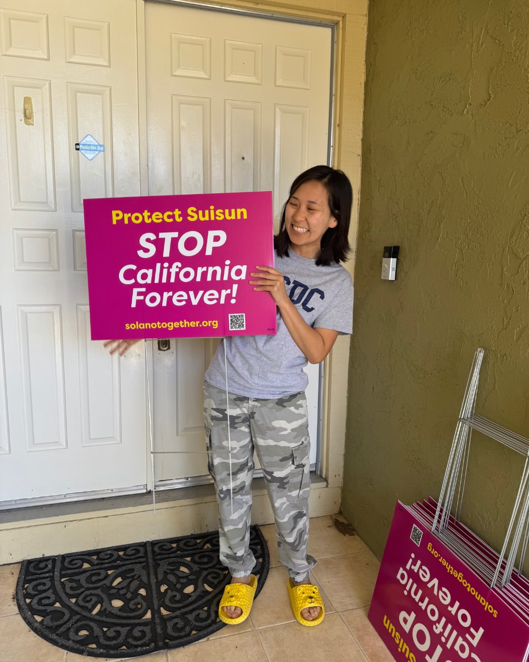 We love seeing your yard signs on display! 🩷
These yard signs are a visual reminder that community members don’t support the California Forever Suisun Expansion Plan and they deserve to have a say in the approval process.
A big thanks to everyone who’s ordered a sign-your support means the world.
If you requested a sign and haven’t received it yet, send us a DM!