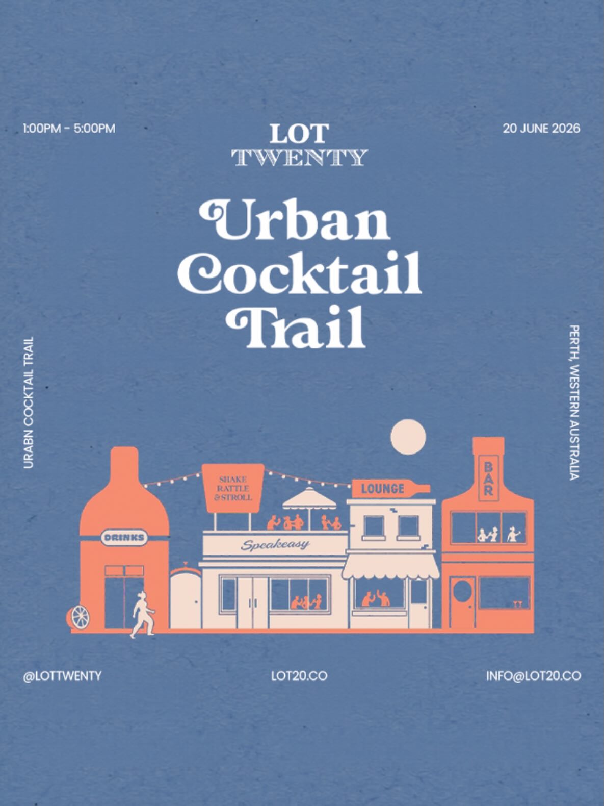 šø ROUND UP YOUR CREW šø
Grab your mates and dive into Northbridgeās ultimate self-guided Urban Cocktail Trail. A handpicked lineup of some of the best bars, killer cocktails, and seriously good vibes.
Start at Lot Twenty by checking the link in our bio to grab your tickets šļø
š“ HOW IT WORKS
Kick things off with a bite using your complimentary $10 food voucher, then hit the trail with your cocktail vouchers ready to go. From there? Itās all up to you. Wander, sip, repeat. No schedule, no pressure, just great drinks and even better company.
Whether youāre a cocktail connoisseur or just here for a good time (we respect both), this is your excuse to spend the afternoon doing it properly.
ā”ļø Tickets wonāt last long ā lock yours in now and get ready for a flavour-packed day out.