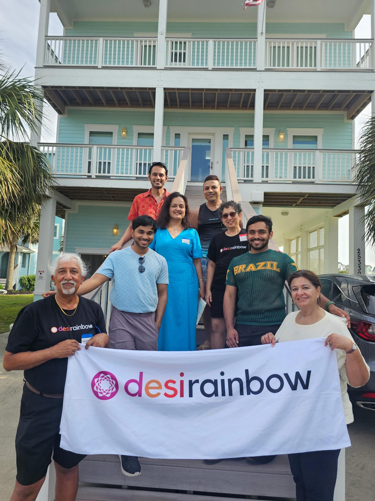 🥰Thanks to everyone who attended last Sunday’s Desi Rainbow get together in Galveston, Tx!
🫂Your presence, your sharing of your thoughts, feelings and vulnerabilities made the gathering a deeply moving and beautiful afternoon.
🙏🏽We appreciate the support from Khush Houston and are so grateful to a local family for hosting the event in their beautiful home in front of the ocean in Galveston.
🌈The attendees included parents of queer and trans children, and LGBTQ+ folks, all seeking intergenerational connection and a community space where all aspects of their identity - as South Asians, as family members, as queer people - were seen, affirmed and celebrated.
🫂The stories we shared were sometimes painful and always hopeful.
🌱We will continue local community building in Houston and around the country. We’d love to hear your thoughts and ideas about what you are looking for, and ask for your support in creating the change we wish to see in our families and communities. Thanks to @pflaghouston @saavetx and @color_me_safe_foundation for getting the word out🙏🏽
🌻If you’d like to organize or host an event in your community, let us know!
🛜Can’t attend a local gathering?
Here are Desi Rainbow resources that are available online -
* Monthly support groups, first Tuesday night for LGBTQ+ folks, second Tuesday night for parents and families.
* Saathi, a Desi Rainbow program where we connect peers with similar lived experience for support and encouragement.
* Our Whatsapp Group including communities across the USA
🛜Upcoming virtual events:
* https://givebutter.com/THEMIDDLEGROUND -May 17th webinar for parents and family members on gender affirming care
* https://givebutter.com/LogKyaKahenge -3 part workshop on June 10, 17 and 24 for parents of gender diverse children
📋 Take our national needs assessment survey to help us better serve community needs - https://desirainbow.org/survey
#desiqueer #community #Houston #galveston desirainbow