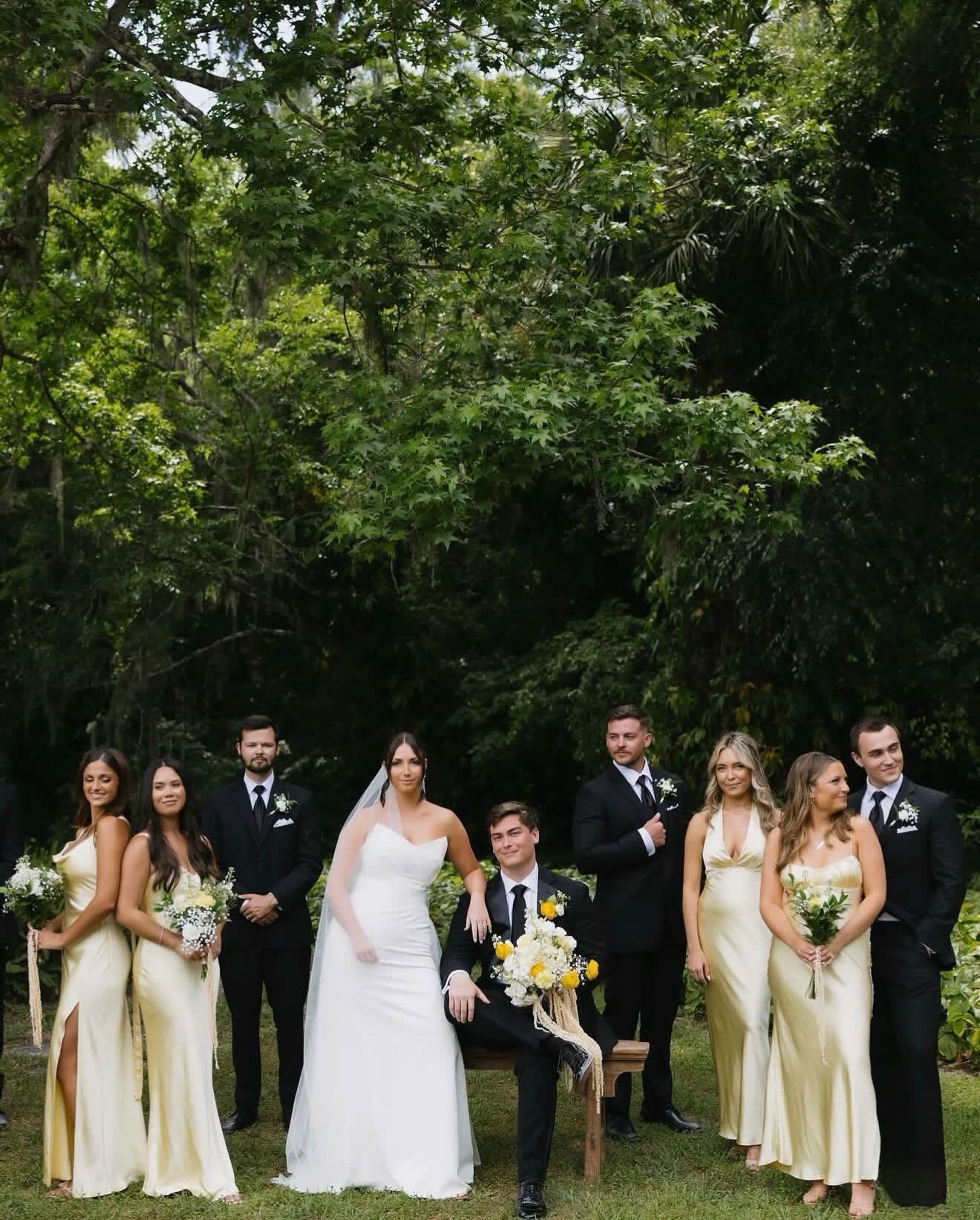 CAROLINE ✨🤍 loving all the flashbacks from this perfect day out at @themulberrynsb - captured by @lucisullivanphotography - what a beautiful wedding day to be apart of.
•makeup @rachaelriveraartistry
•hair @beforetheaisle_tamra