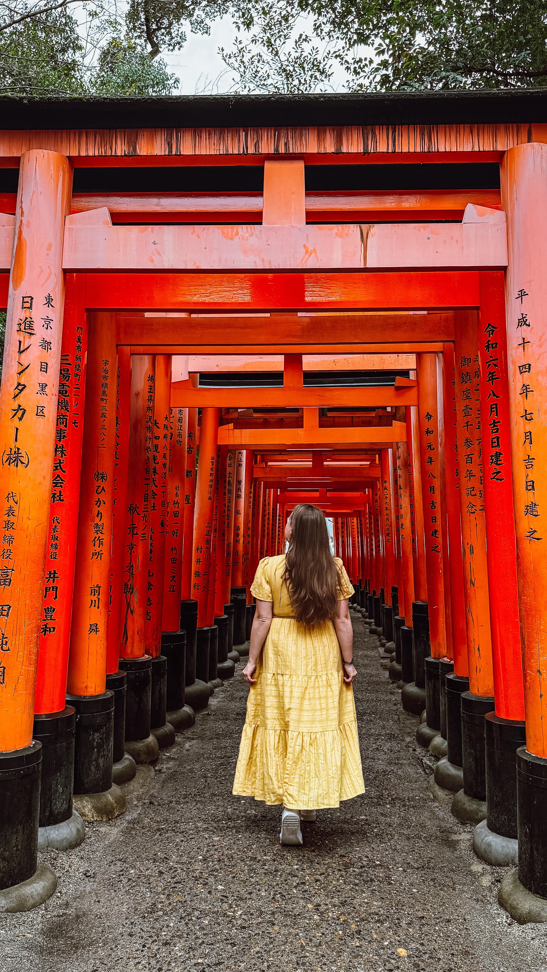Everything you need to know for your visit to Fushimi Inari
This is one of the most popular and beautiful shrines in Japan! It’s most known for the thousands of bright red torii gates that line the mountain trails, forming tunnels that stretch all the way up Mount Inari.
The shrine dates back to the 8th century and is dedicated to Inari (the Shinto deity of rice, agriculture, and prosperity.) The fox statues you see throughout the grounds are believed to be messengers of Inari, which is why they appear everywhere along the path.
Entry is free and the shrine is open 24 hours, which makes it one of the few major Kyoto attractions you can visit at any time of day or night. Most people come early in the morning or later in the evening to avoid crowds, since the middle of the day can get very busy at the base.
Getting there is easy. Take the JR Nara Line to Inari Station, which drops you right at the entrance, or take the Keihan Line to Fushimi Inari Station and walk a few minutes.
The hike itself is the real experience. Most people only go partway up, but the full loop to the summit takes around 2 to 3 hours depending on pace. It is steep in sections, but definitely if you take your time. There are smaller shrines, rest stops, and viewpoints along the way, so you don’t have to rush it.
Wear comfortable shoes since the paths are uneven stone steps. Bring water, especially in warmer months. Go early if you want quieter photos, and keep in mind that the further you hike, the more peaceful it gets!
#vacation #travelblogger #travelblog #traveltheworld #traveling #traveler #solotravel #sheisnotlost #traveltips #solofemaletraveler #travelinspiration #travelhacks #travelagent #traveladvisor #vacationplanning #travelplanner #travelagency #luxurytravel #travelagents #travelexpert #travel #dreamvacation #vacationplanner #traveldeeper
#tokyo #kyoto #fushimiinari #torigates #japan #kyotojapan