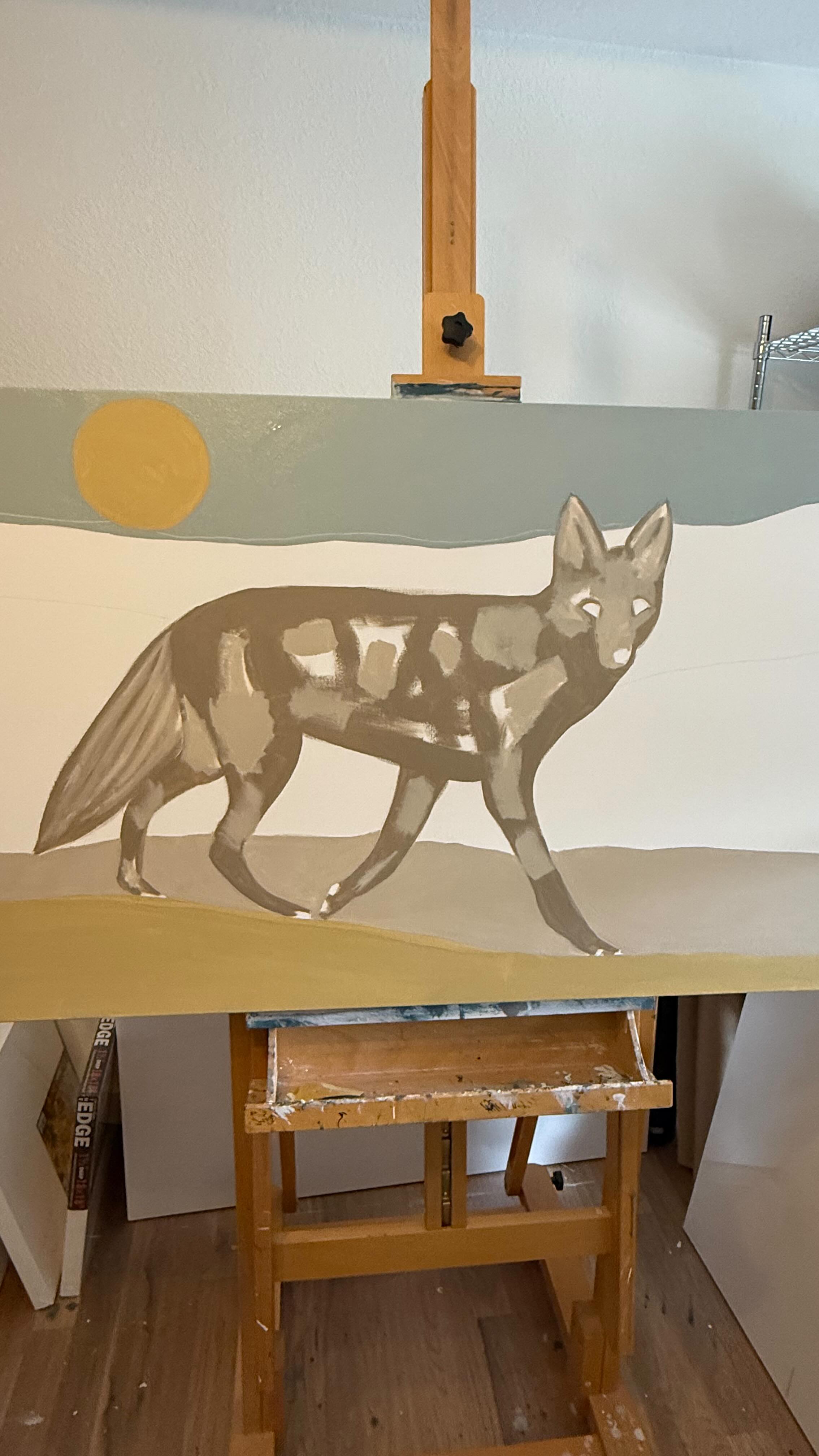 Painting again today. Working on new work for new places 🌵
#art #texaspainter #texasartist #artforsale #contemporaryfolkart