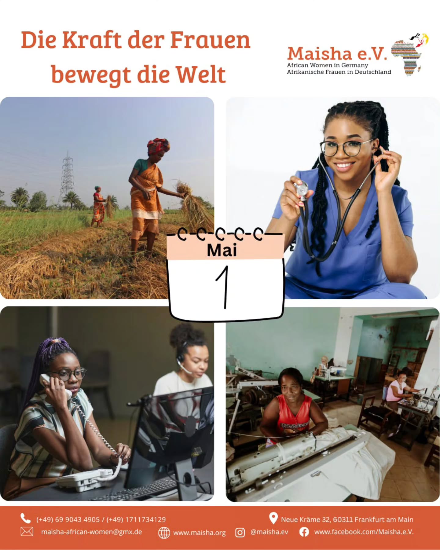💪🏿 The strength of women moves the world.
On this Labour Day, we celebrate the strength, dedication, and diversity of women in all professions.
Thank you for everything you do!
---
💪🏿 Die Kraft der Frauen bewegt die Welt.
Am Tag der Arbeit feiern wir die Stärke, den Einsatz und die Vielfalt von Frauen in allen Berufen.
Danke für euren täglichen Beitrag!
#TagderArbeit #MaishaEV #FrauenStärken #Empowerment
#LabourDay Strength