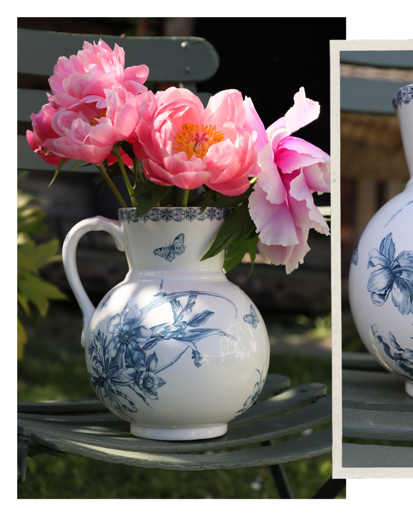 I’ve find you the most exquisite pitcher to hold your large bouquet for this spring !! It’s 19th century ironstone of course in perfect condition. By the way it can also be used as a pitcher 😉
Available on the eShop.