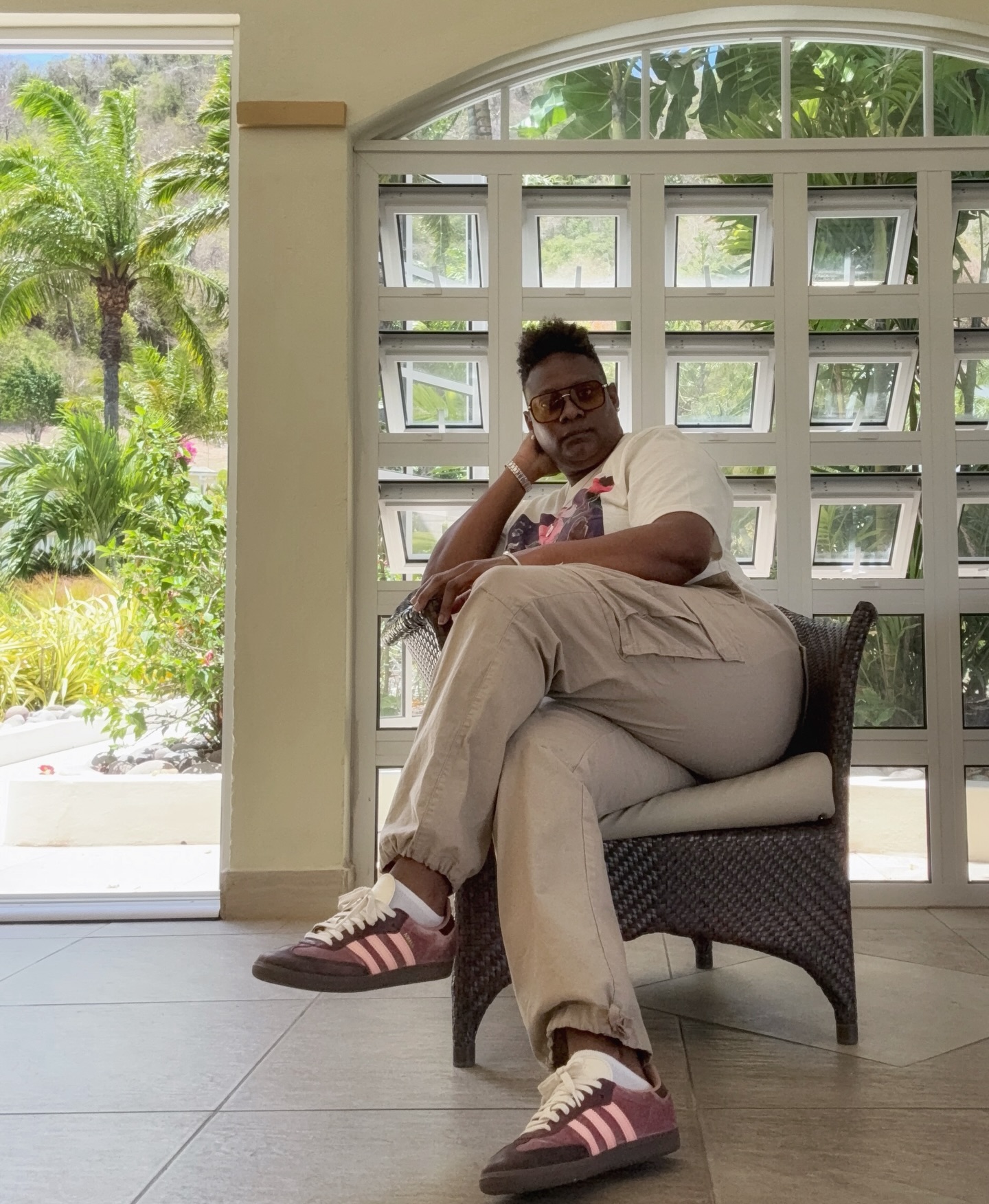 Sun-kissed and solar powered. The only conversation I’m having right now. #unbothered #unmoved