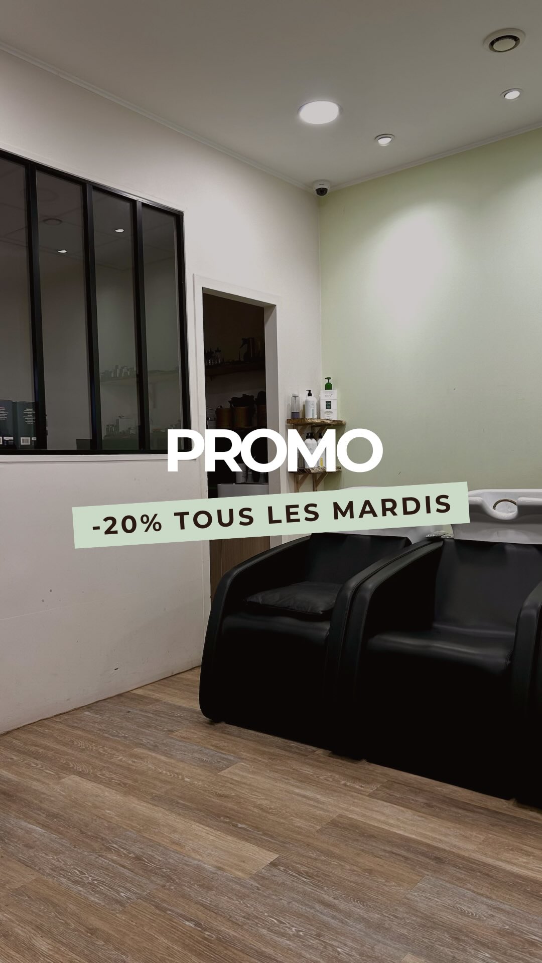 Bon plan de mai ! 🌸
Profitez de -20% tous les mardis de mai dans votre salon végétal préféré ! 🌿
🗓️ RDV en ligne (lien en bio) ou par téléphone au 01 34 27 90 97
——
ℹ️ Infos pratiques : Réduction applicable sur les prestations techniques uniquement (mèches, couleurs, ombré, balayage). Non cumulable avec d’autres promotions en cours.
#colorationvégétale #couleurnaturelle #salondecoiffure #bonplancoiffure