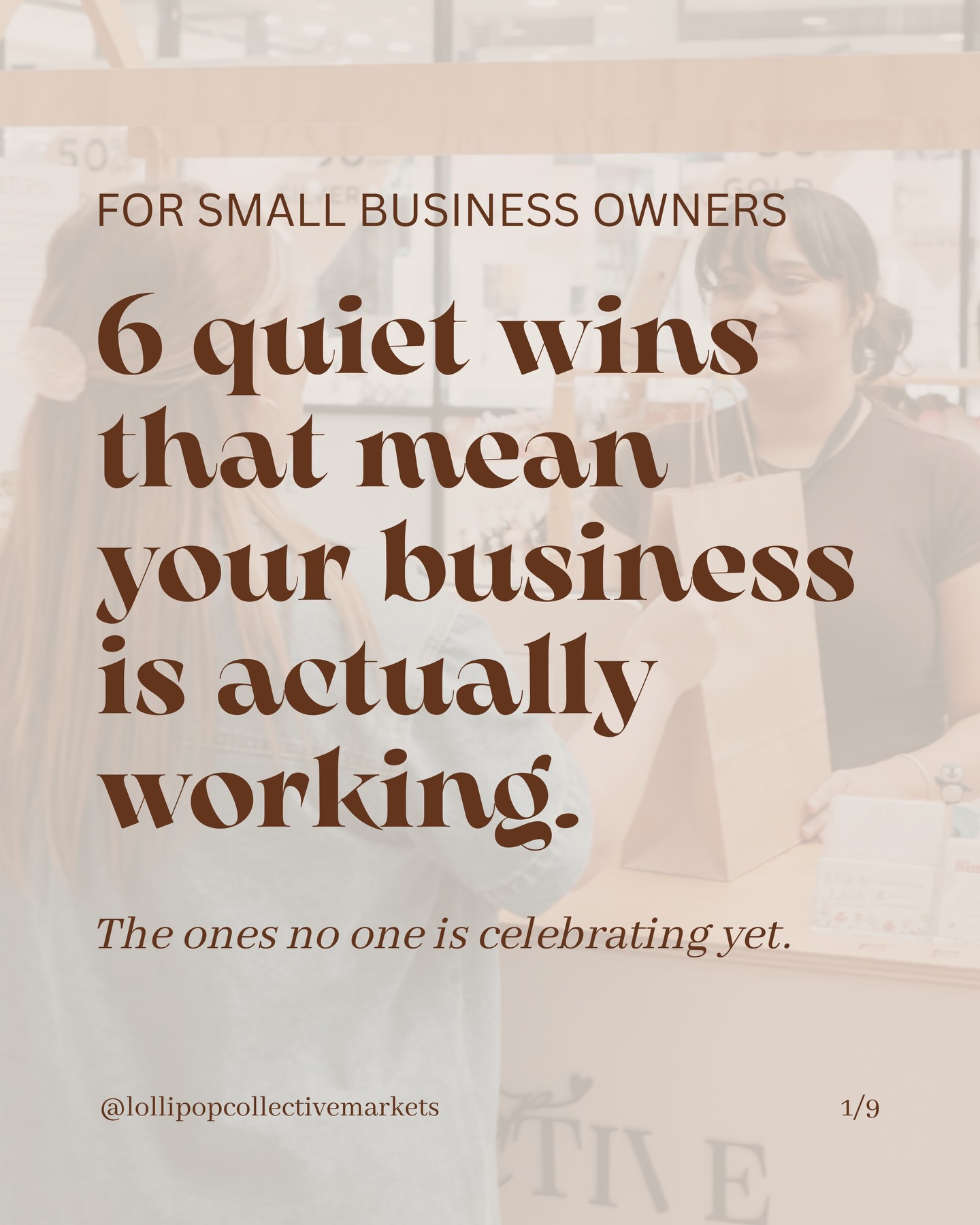Some weeks in small business feel quiet.
That’s the part of small business no one talks about, how the wins that mean the most rarely look like wins. They look like a regular customer. A polite no. A small change to your pricing. The fact that you’re still showing up after a hard month.
If any of those feel familiar, this one’s for you. Save it for the week you need it. 🌱
Tag a small business friend who’s in their quiet season 💬