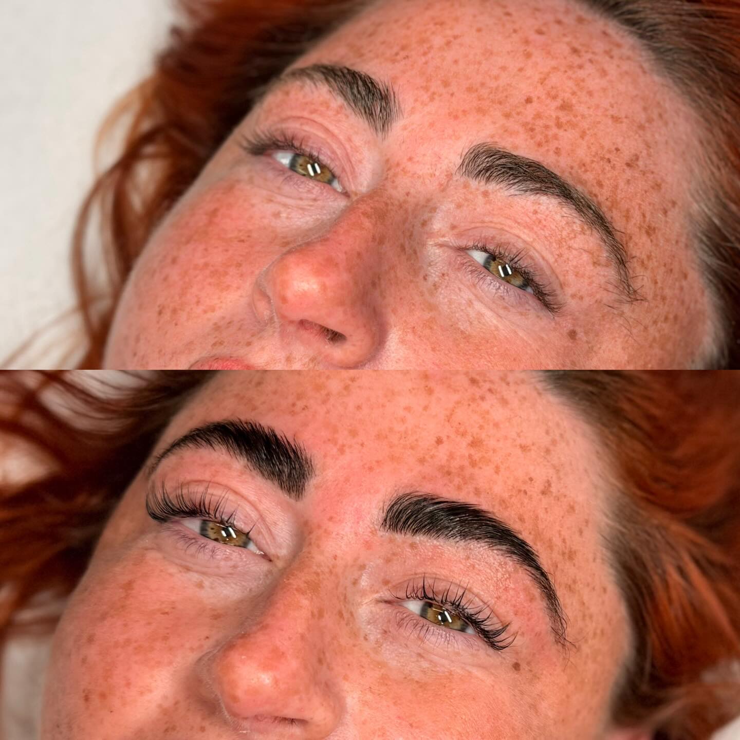 Why who you train with matters… my student’s first ever Lash Lift & Brow Lamination and she done absolutely incredible 🙌🏽