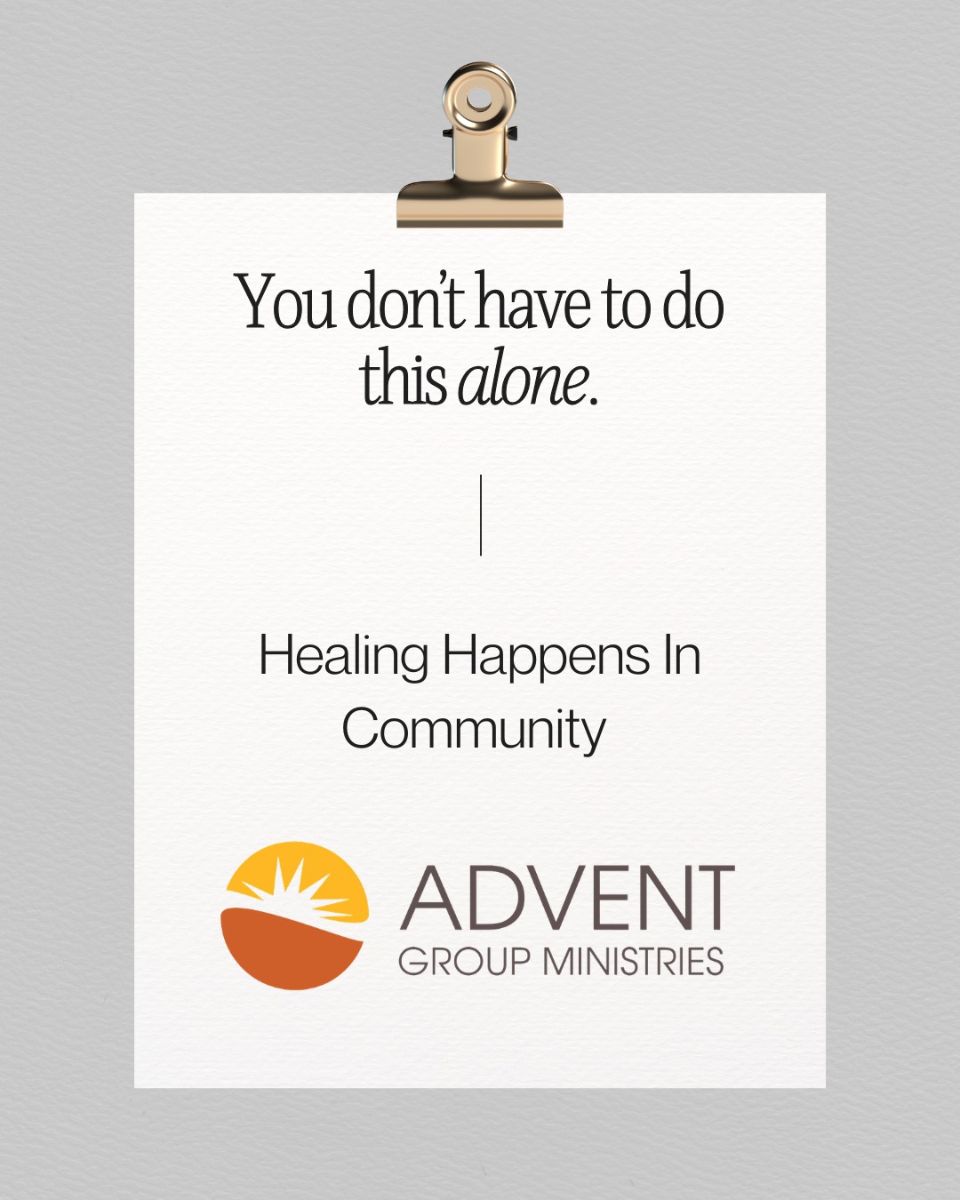 You don’t have to do this alone.
As Stress Awareness Month comes to a close, we want to remind you that support is available — and healing is possible.
At Advent, we’re committed to walking alongside individuals and families through life’s challenges by offering:
• Affordable counseling services
• Faith-integrated care that honors your values
• Community partnerships that connect you with additional support and resources
Stress can feel isolating, but you don’t have to carry it by yourself. Whether you’re navigating anxiety, burnout, grief, relationship struggles, or simply feeling overwhelmed, reaching out is a courageous first step.
Let’s continue building healthier minds, stronger relationships, and more connected communities — together.
#StressAwarenessMonth #MentalHealthSupport #FaithAndWellness #CommunityCare #CounselingSupport #YouAreNotAlone