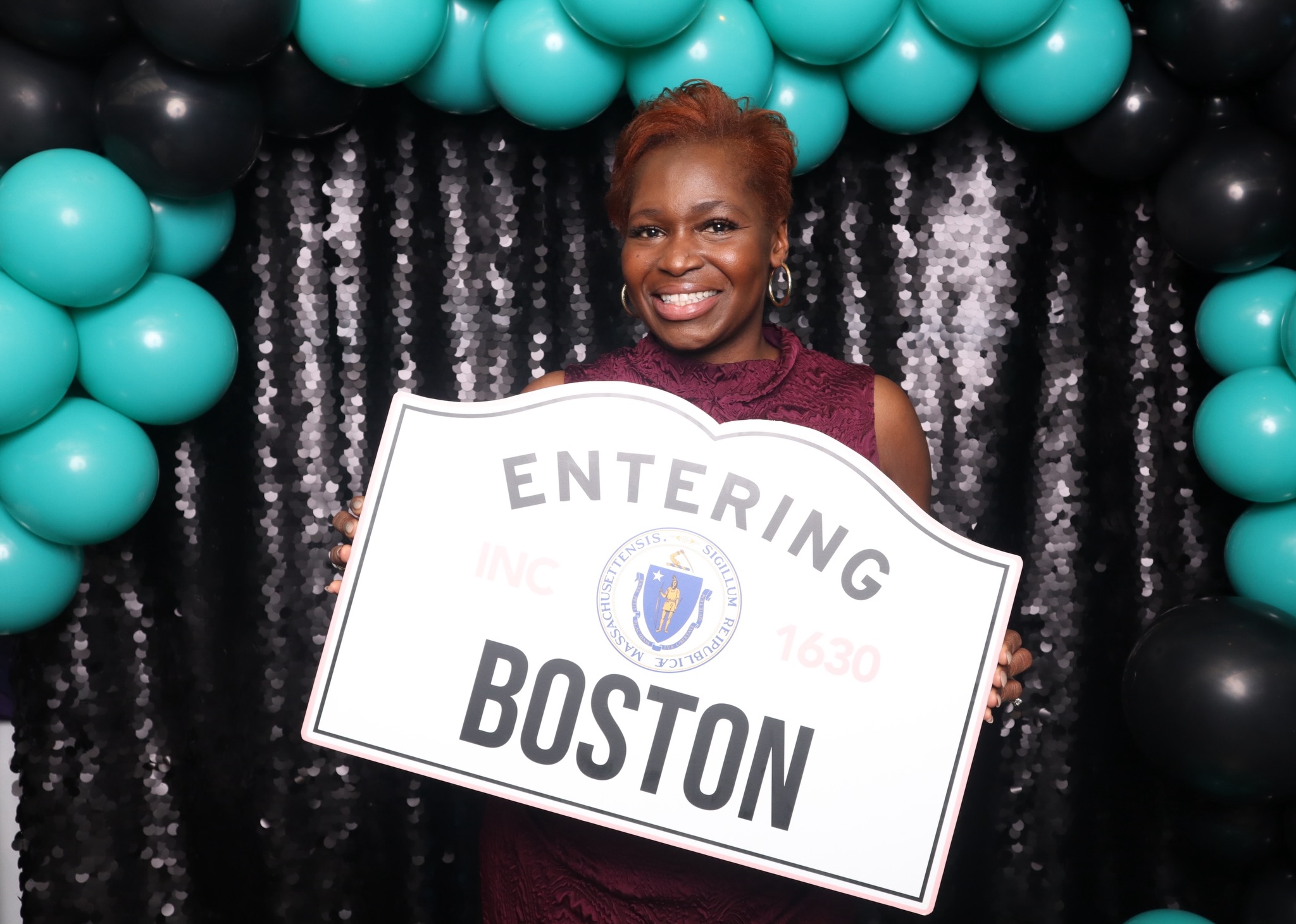 Big thank you to the fabulous @msniagrace for a great event. #metco60 #theexodusbooth #boston #bostonphotobooth #props