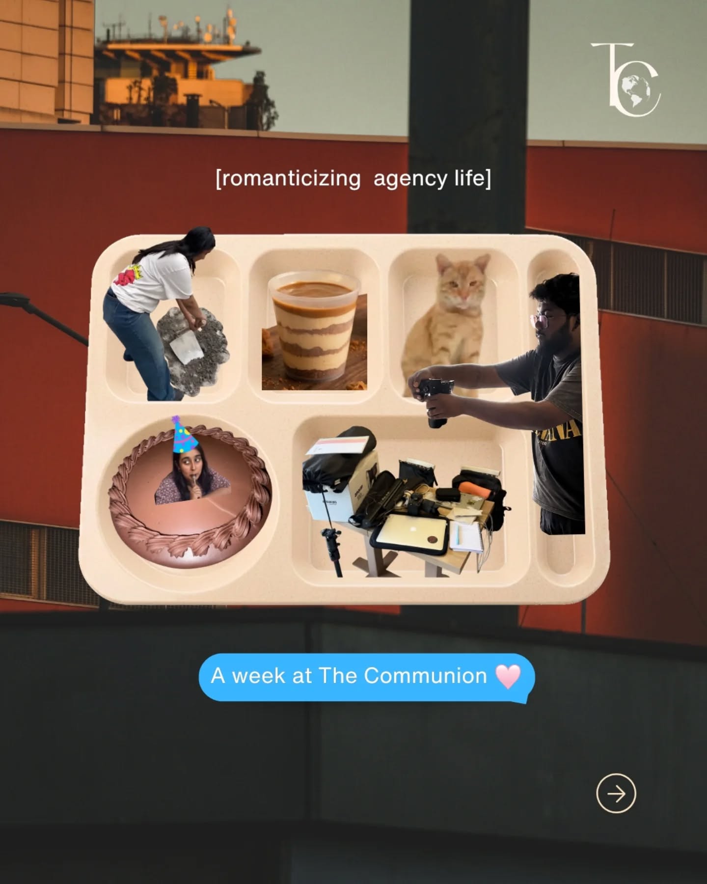 A week at The Communion πΈβοΈππΈπ§
( Marketing, agency, influencer, career, pr , shoot , content creation, fyp, feed )