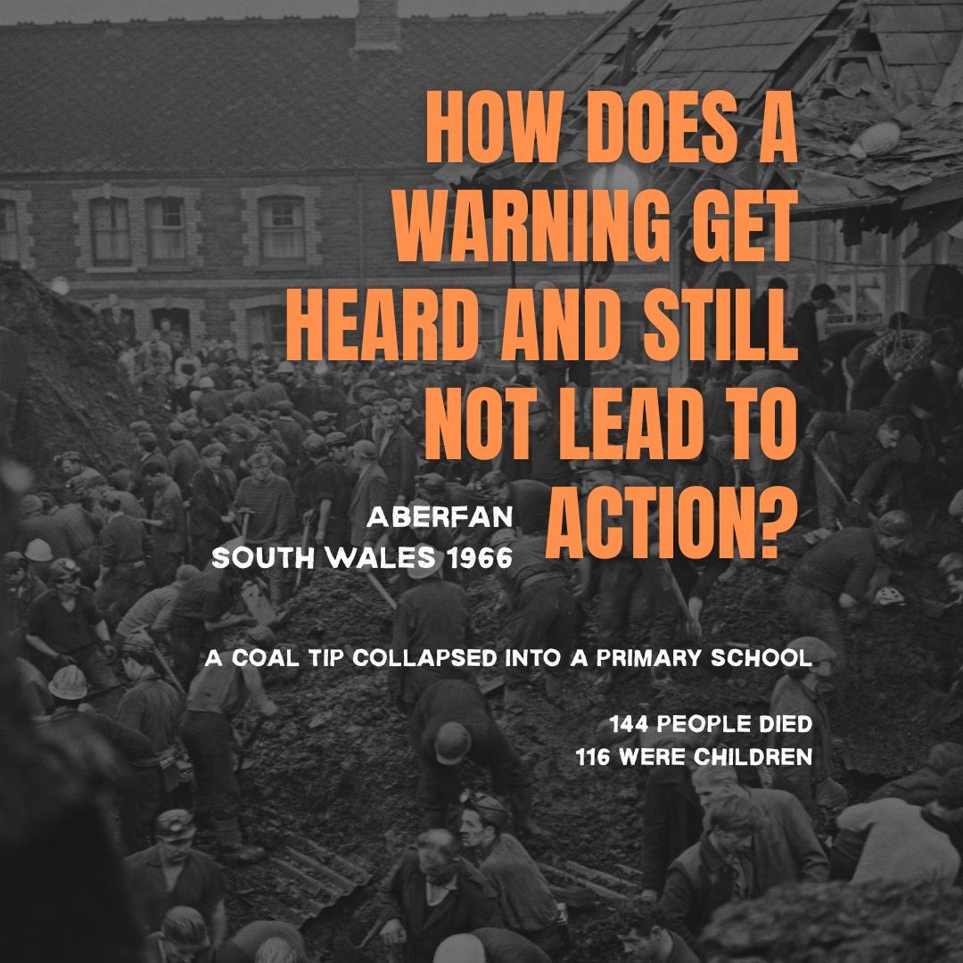 How does a warning get heard
and still not lead to action?
Aberfan was a mining village in South Wales. In October 1966, a coal waste tip collapsed after heavy rain and slid down the hillside into Pantglas Junior School.
❗144 people were killed, including 116 children who had just arrived for the school day.
The 1967 tribunal showed how organisations can turn danger into an administrative problem until it becomes a catastrophe.
This was not a sudden, unknown risk.
People had been worried for years.
🔴 The tip was described as unstable
🔴 Concerns were raised
🔴 Fear was spoken about when it rained
They knew this at the time.
Not afterwards.
But as those concerns moved upwards, something changed.
👉 Anxiety became “overreaction”
👉 Warnings became “minor issues”
👉 Urgency faded
Nobody said, “let’s ignore this.”
The risk stayed. It just stopped feeling serious enough.
And when a problem threatens budgets, reputation or routine, organisations get very good at making it feel smaller than it is.
This is not rare.
It happens in workplaces every day:
🔴 concerns relabelled
🔴 warnings absorbed
🔴 urgency dissolved
So the real question for any leader is this:
✅ Can you sit with unease?
✅ Can you hold onto a concern that is not yet proven?
✅ Can you hear “this doesn’t feel right” without shutting it down?
Facts matter. But feelings decide what gets done.
👉 That is the emotional life of organisations.
This is one of the core ideas in The Emotional Life of Organisations
Business Book Awards 2026 finalist