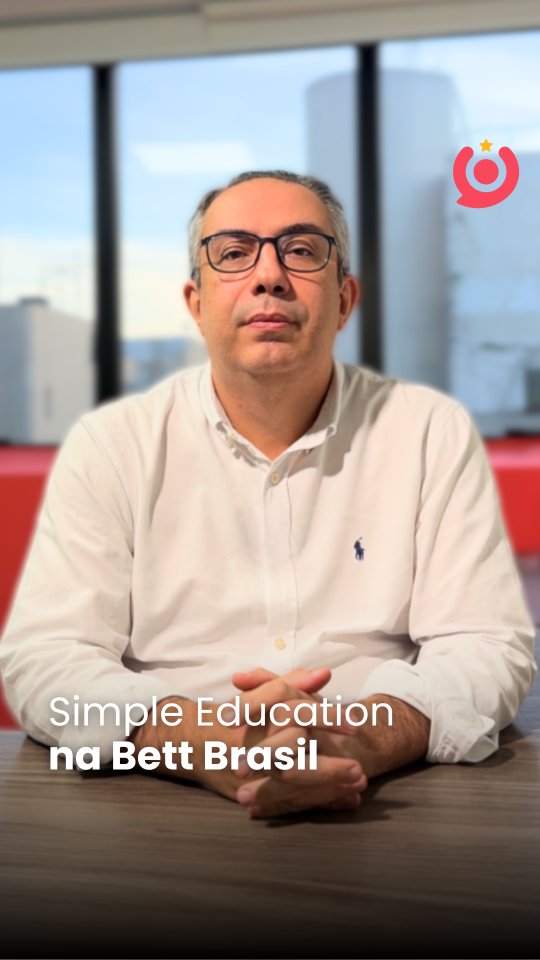Faltam 5 dias para a Bett Brasil, e a Simple Education já está pronta para mais uma edição. O diretor da Verso Educação, @fernando.rodrigues_br, deixou um recado especial para vocês. Confira! #VersoEducação #SimpleEducation #BettBrasil2026