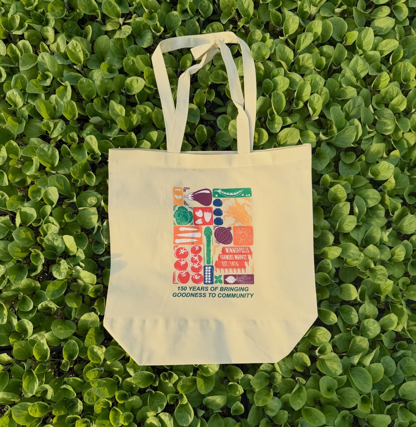 📣 Opening Weekend Giveaway 📣
We’re celebrating 150 years of community with 150 free tote bags for customers this weekend!
Giveaway starts at 8 a.m., and a few lucky bags will have market gift cards tucked inside.
Totes feature artwork by the talented @ttink.art ✨🌱