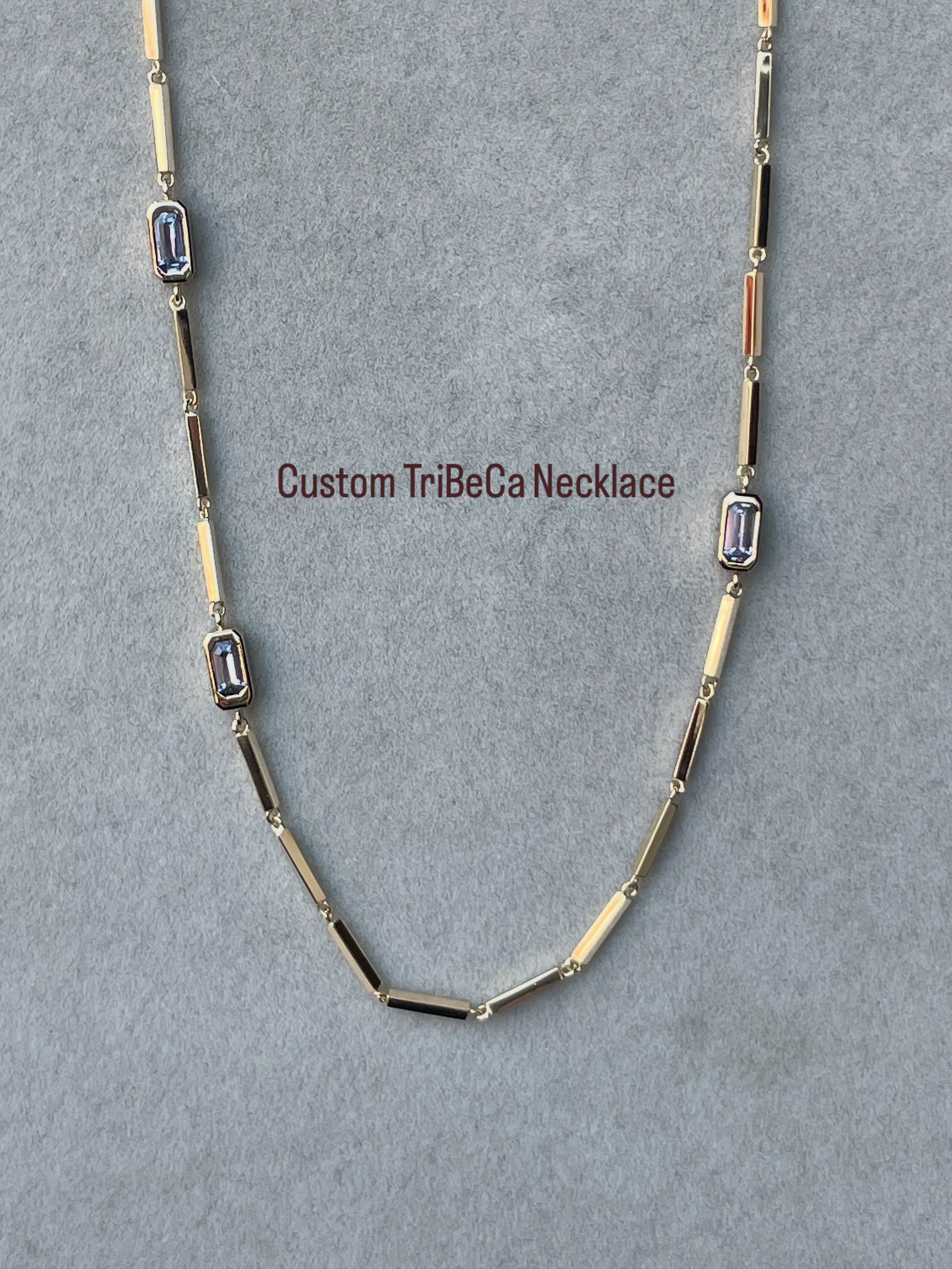 This one-of-a-kind TriBeCa Chain features 3 stunning natural blue sapphires, each representing a personal victory and story. Very proud of this custom piece 🩵
.
.
.
#customnecklace #wta #handmadenecklace #danishdesign #sapphirenecklace