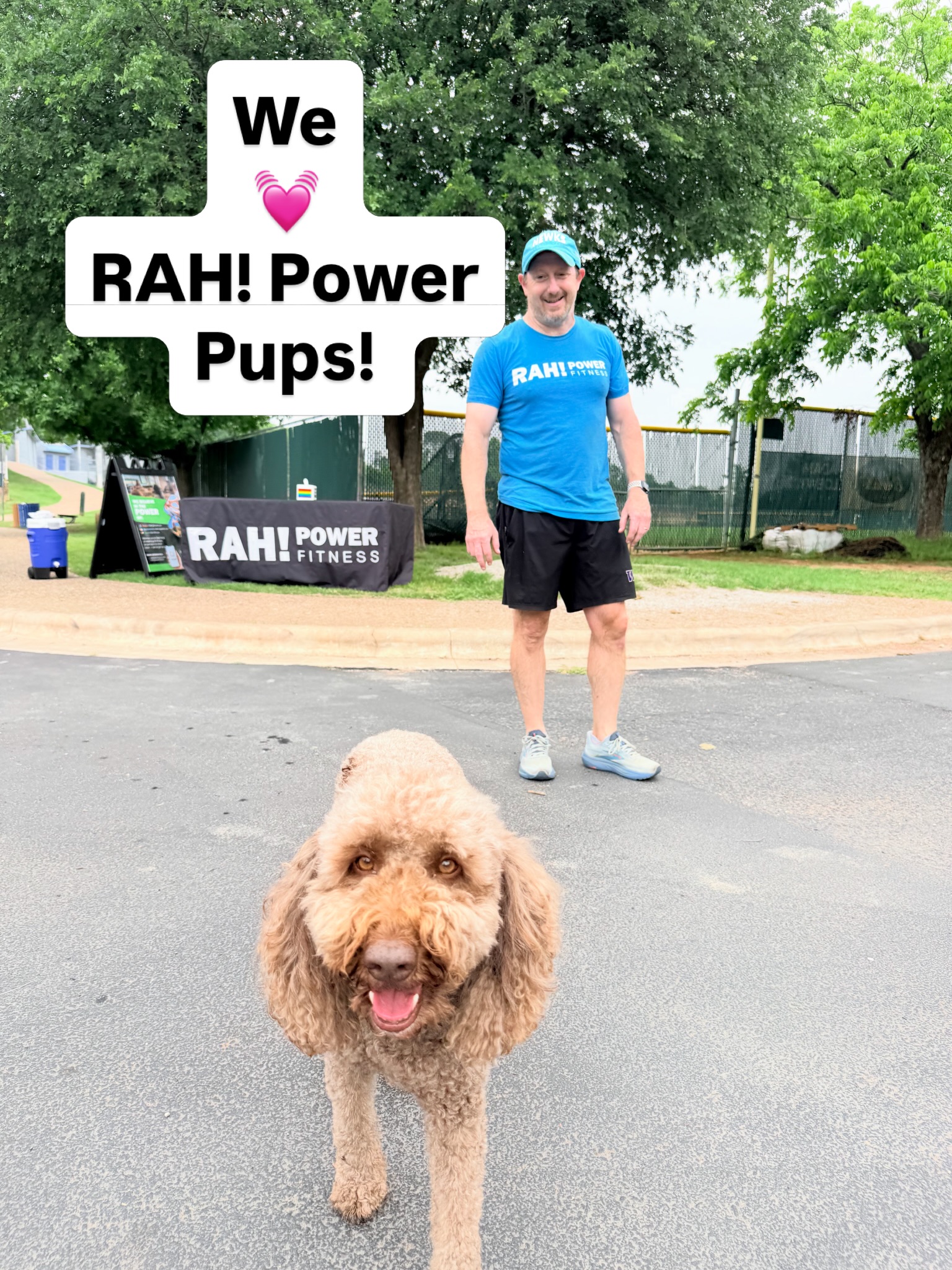 RAH! Power people love their pups!