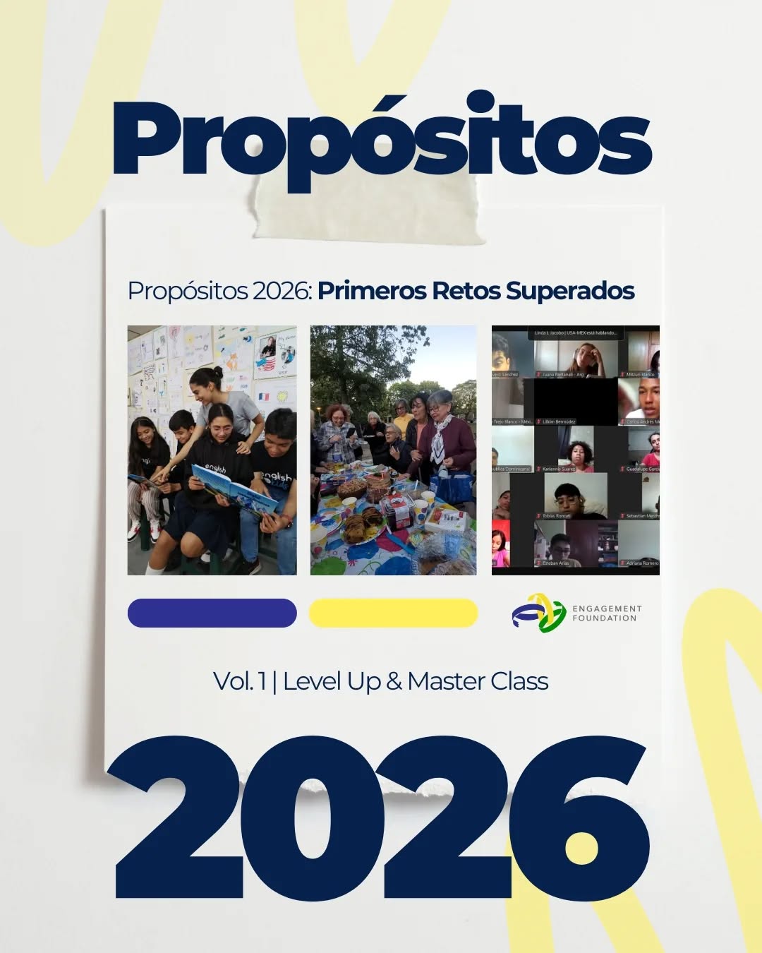 ¡Nuestros propósitos de año nuevo ya no son solo deseos, son hechos! ✨
Hoy inauguramos el Volumen 1 de nuestra serie de retos 2026. En este primer capítulo, celebramos el talento y la generosidad de nuestra comunidad en los retos Level Up (Compartir conocimiento) y Master Class (Lado Pro).
Desliza para ver cómo la teoría se convierte en impacto real:
🏎️ Dahyana Nicole inspiró a sus pequeños alumnos creando autos con materiales reciclables, demostrando que la ciencia es un juego fascinante.
🚀 Laura Sofía compartió su don con el dibujo y el resultado fue increíble: ¡su hermano ganó un concurso espacial con lo aprendido!
🦜 Salvador Borges desempolvó sus pinceles para recordarnos que nunca es tarde para retomar ese talento que nos hace únicos.
Esto es solo el comienzo de nuestra bitácora. El camino es largo y los retos que vienen nos sacarán aún más de nuestra zona de confort. 🔥
¡Tú también puedes marcar la diferencia y sumarte al reto Engagement 2026!
¿Cuál de estos proyectos te sorprendió más? Cuéntanos en los comentarios. 👇
.
.
.
#Retos2026 #LevelUp #MasterClass #ComunidadCreativa #CienciaYArte