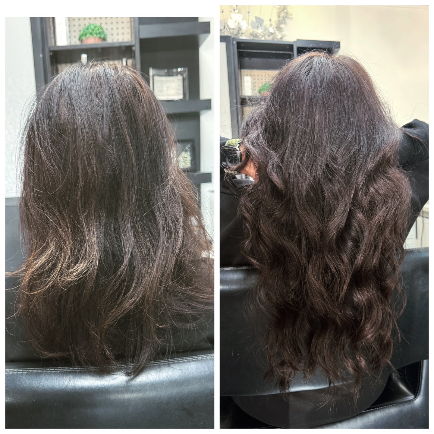 Sometimes just a little makes a difference #tapeinextensions #thehairextensionqueen #hairextensionspecialist #temeculahairextensions #theextensionqueen