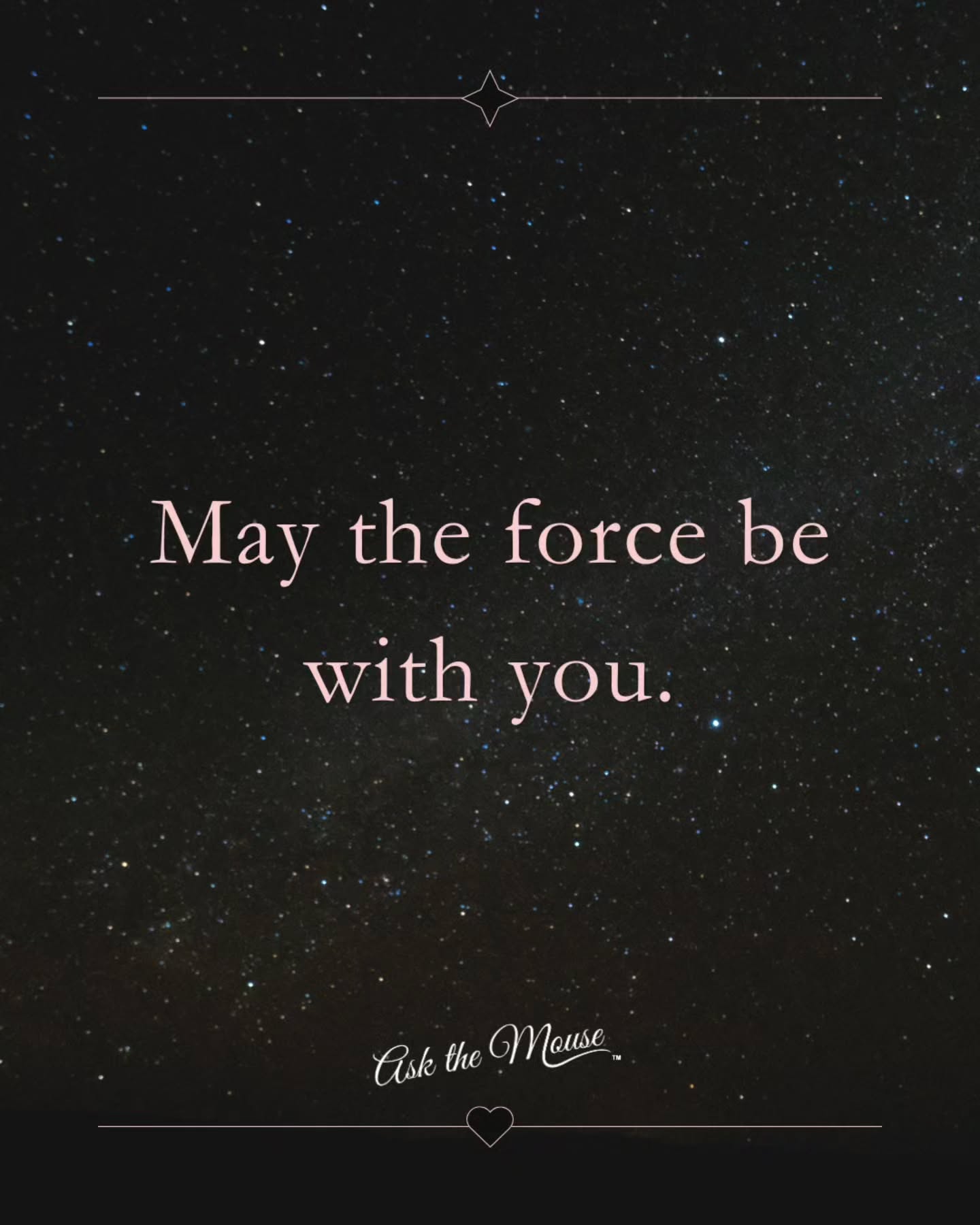 A long time ago in a galaxy far, far away… but the force found us right here on May the 4th! 🌌⚔️
Wishing the entire galaxy a happy Star Wars Day from @askthemose! May the Force be with you, always. 🐭✨
#MayTheFourth #StarWarsDay2026 #MayTheForceBeWithYou #JediLife #GalaxyFarFarAway