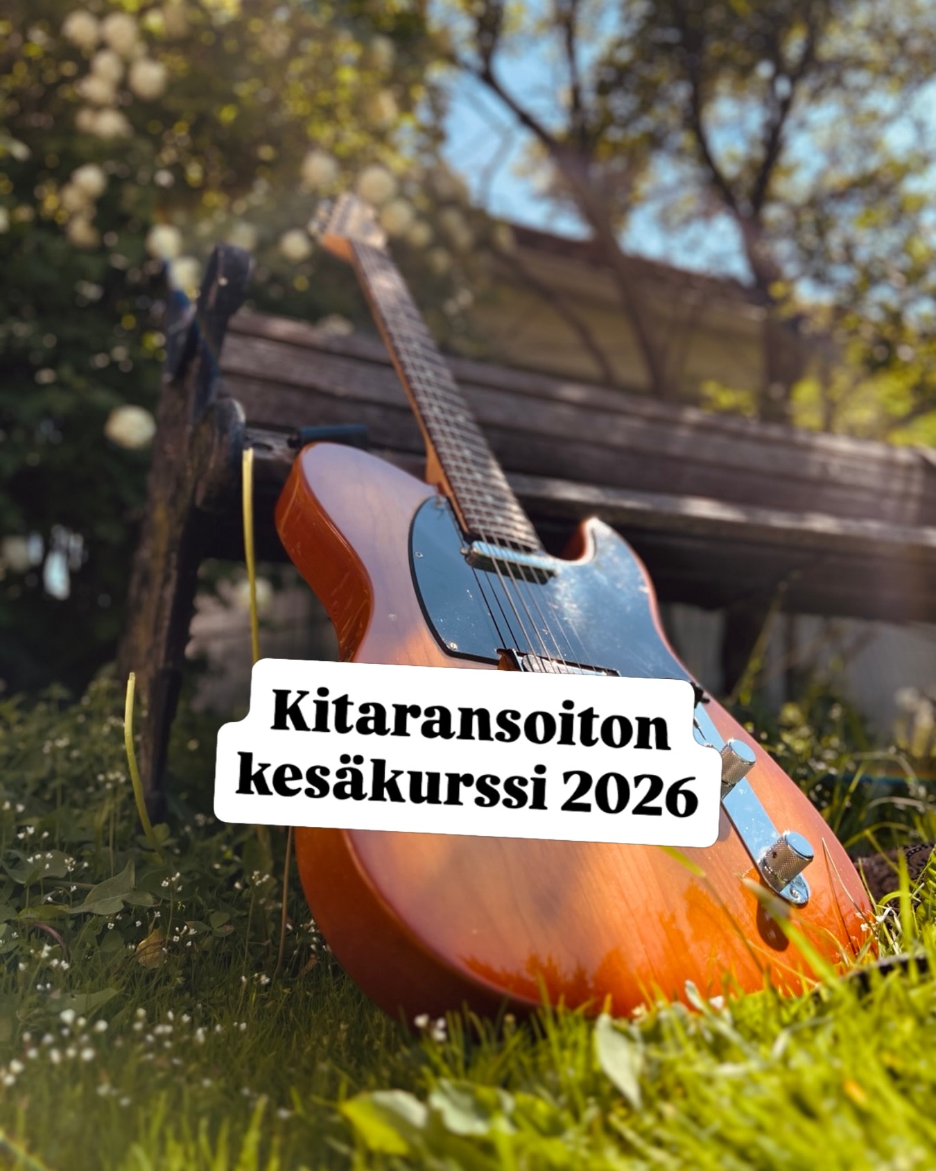 ⛱️🍉 Kesä tekee tuloaan ja niin myös Kitarastudion kesäkurssi. Kevätkauden viimeinen opetuspäivä on 28.5, mutta opetusta saa myös kesällä.
Järjestän kesäkuun ajan opetusta maanantaisin ja tiistaisin 1.6. alkaen. Jos jäit ilman paikkaa kevätkaudella tai haluat jatkaa tuntipakettiasi kesäkuulle, ota yhteyttä ja sovitaan tunnille paikka.
Heinä- ja elokuun Kitarastudio on lomalla.
Lisää tietoa ja yhteydenotot nettisivuilta kitarastudio.fi -> palvelut -> kesäkurssi.
Tervetuloa mukaan! 😎☀️🎸
#kitaratunnit #soitonopetus #oulu #kesäkurssi kesäloma